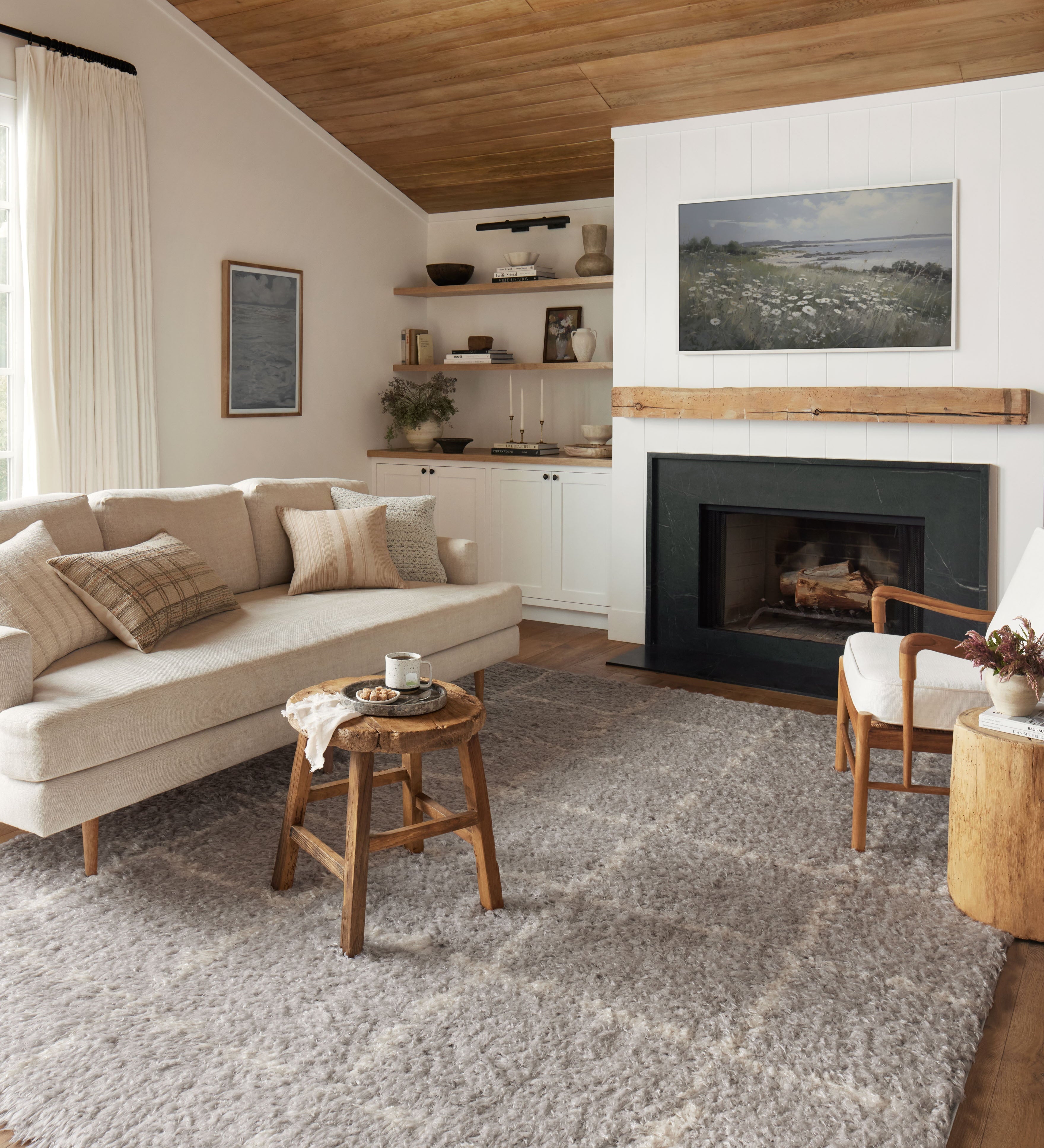 Angela Rose x Loloi Amira Silver / Ivory Rug 0-RUGS-patterned Loloi