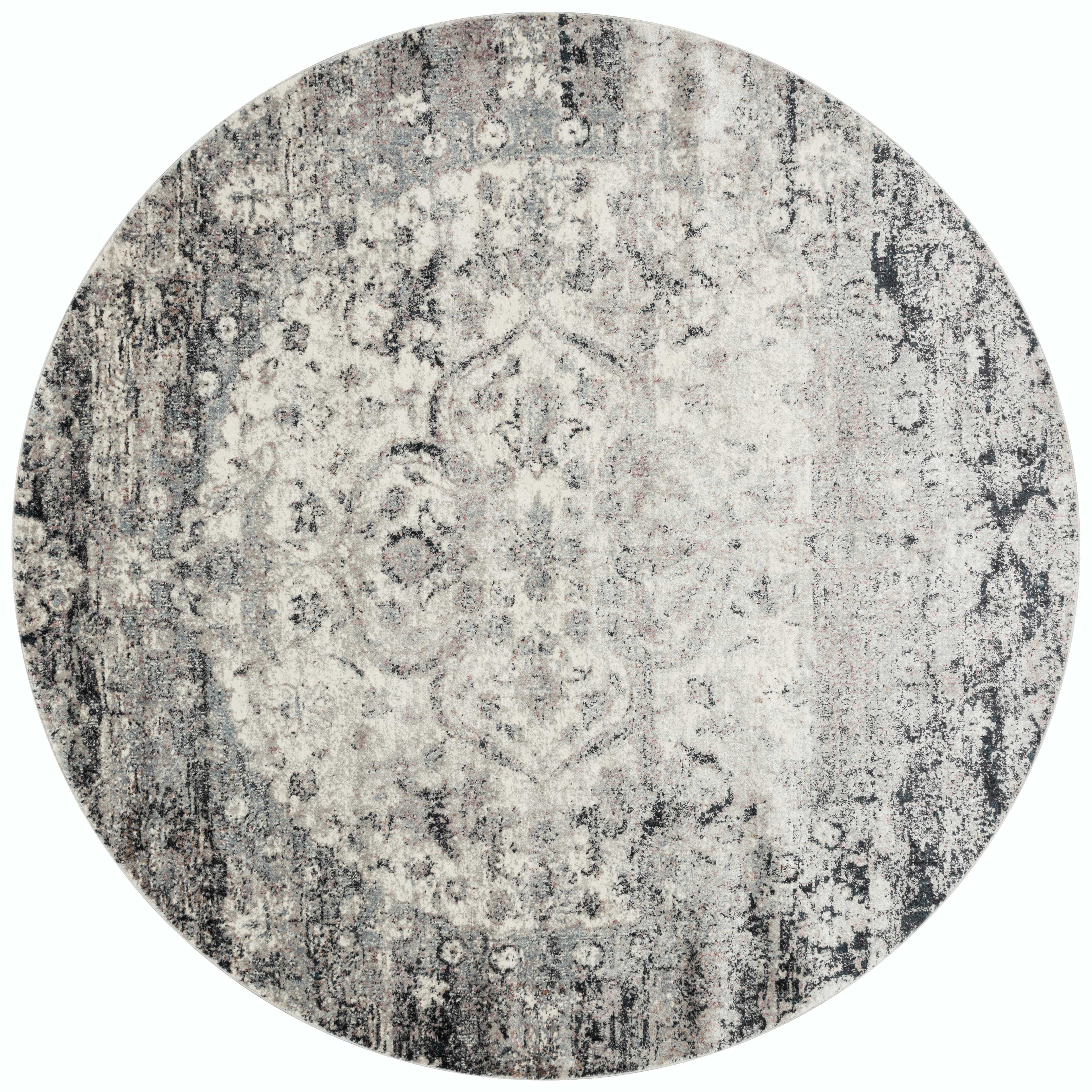 Loloi Anastasia Ink / Ivory Rug RUGS - synthetic Loloi