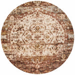 Loloi Anastasia Rust / Ivory Rug RUGS - synthetic Loloi