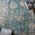 Loloi Anastasia Lt. Blue / Ivory Rug RUGS - synthetic Loloi