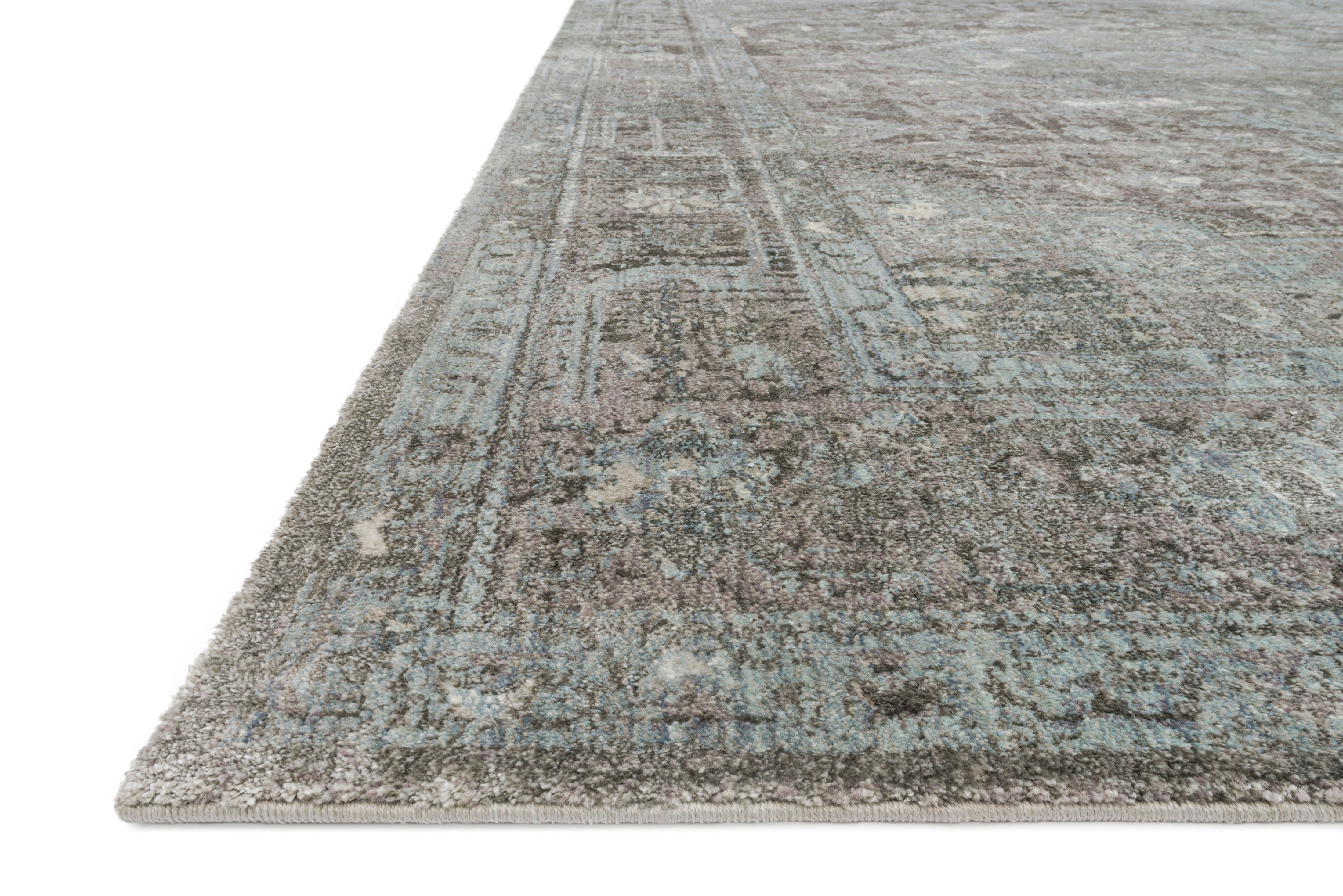 Loloi Anastasia Stone / Blue Rug RUGS - synthetic Loloi