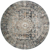 Loloi Anastasia Charcoal / Sunset Rug RUGS - synthetic Loloi