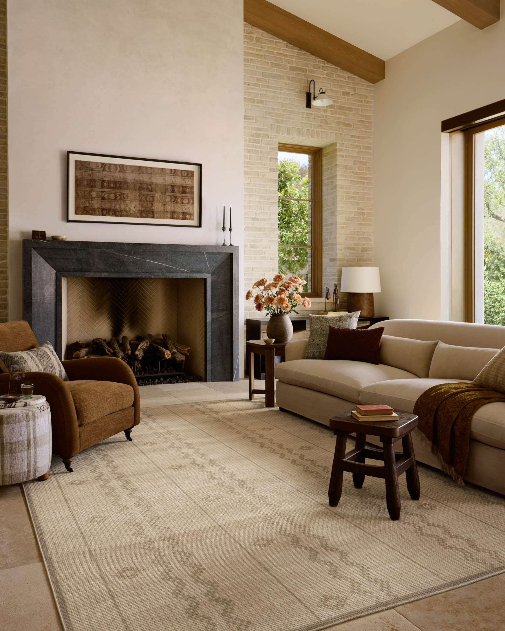 Amber Lewis x Loloi Archibald Ivory / Sand Rug – 2
