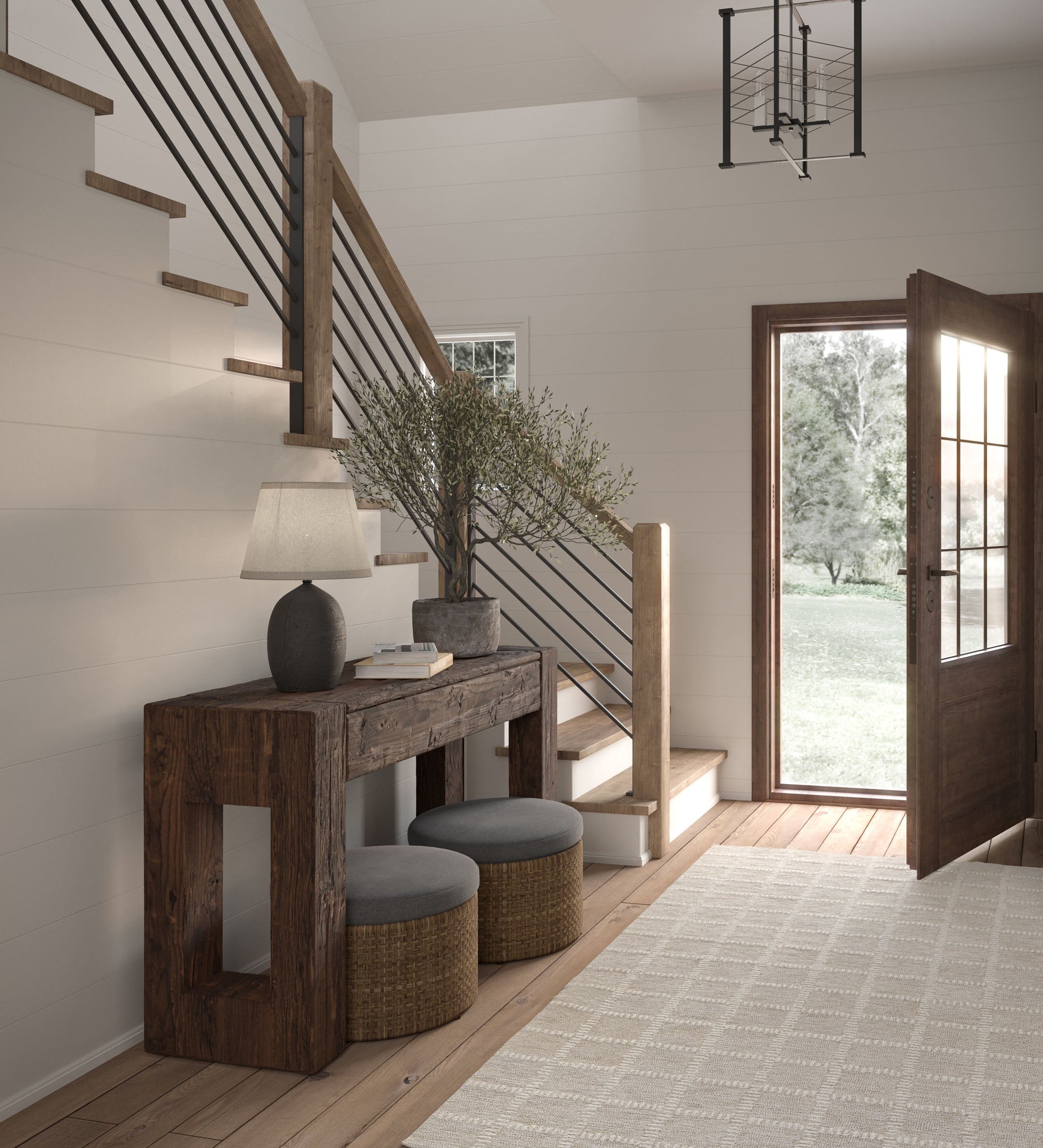 Archie Gridwork Hand Tufted Rug RUGS - wool Momeni
