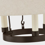 STORE FIXTURE - Archive Chandelier - Bronze LIGHTING - store fixture Hudson Valley Lighting