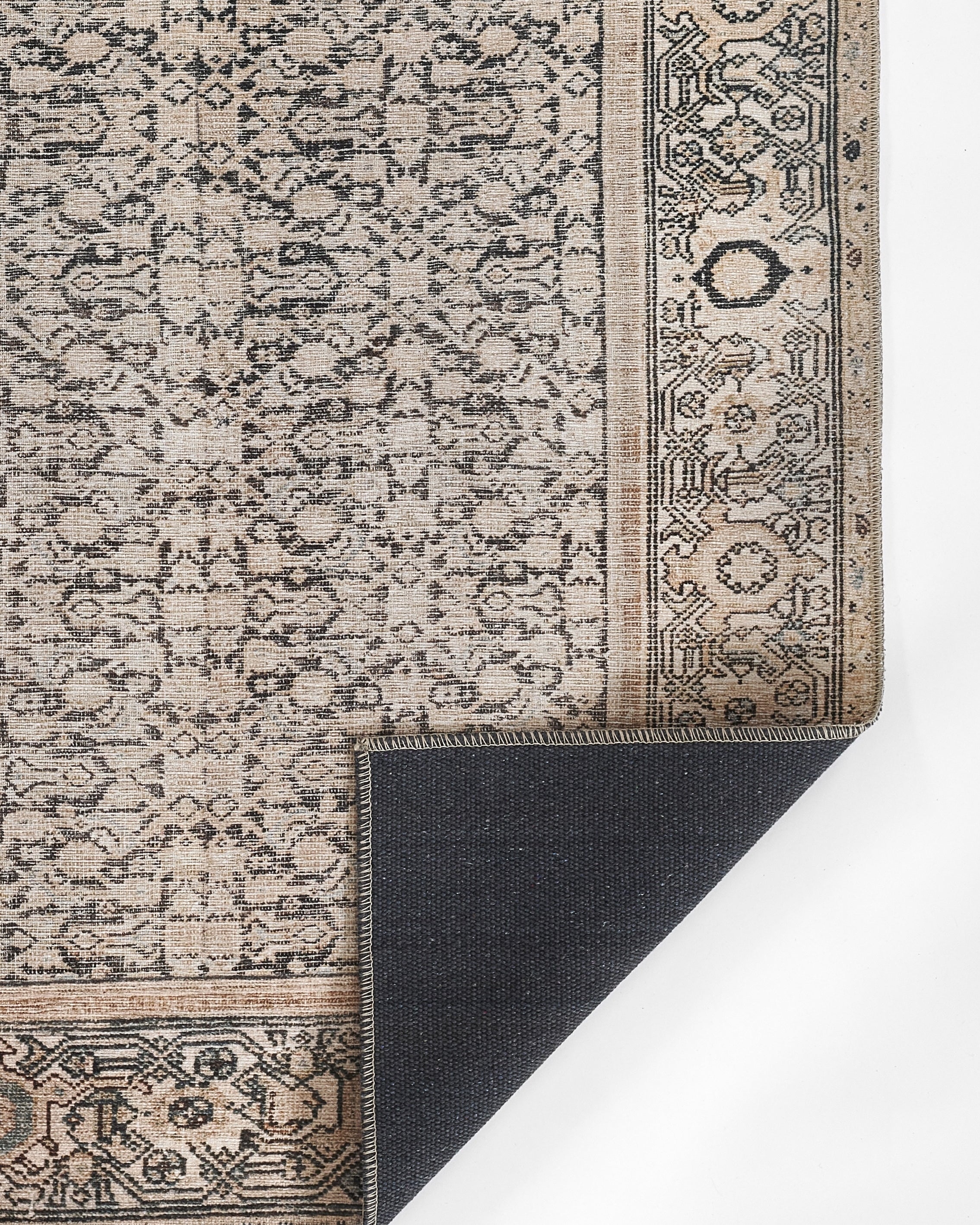 Ariyah Charcoal / Sand Rug RUGS - synthetic Momeni