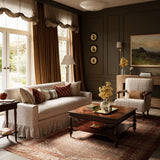 Ariyah Brick / Blue Rug RUGS - synthetic Momeni