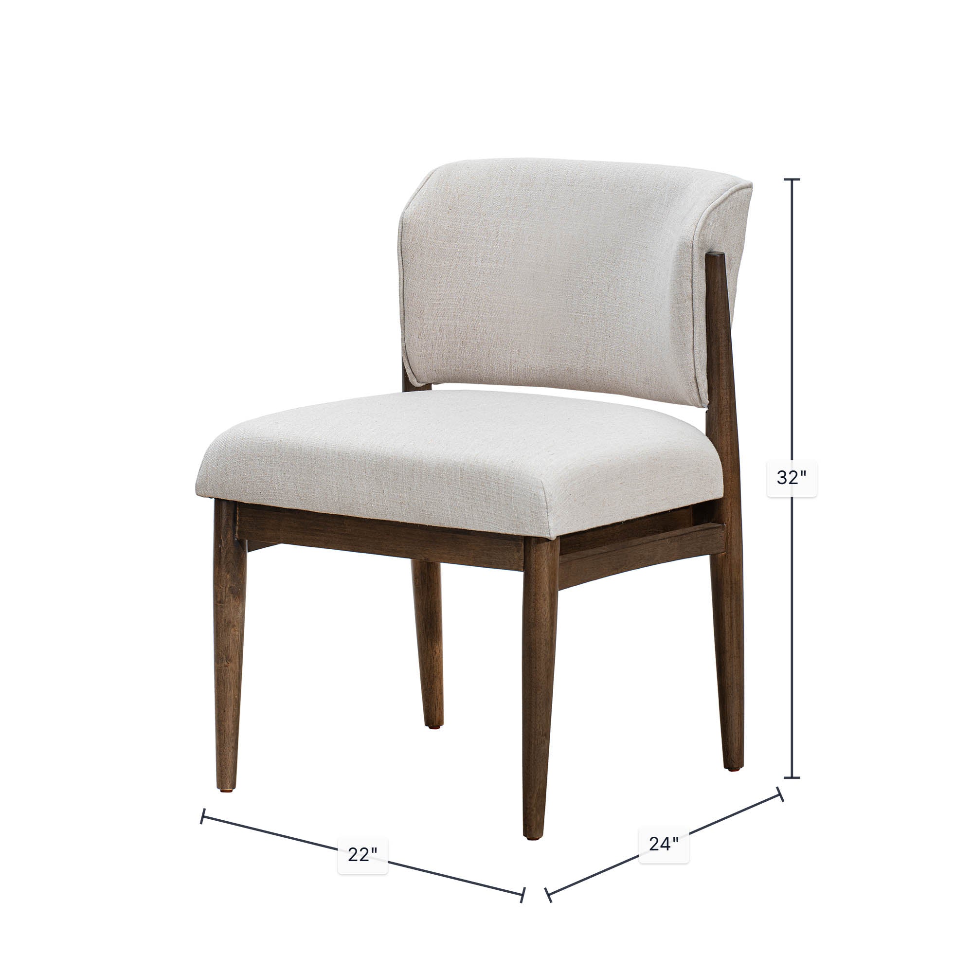 Athena Dining Chair - set of 2 FURNITURE - dining chairs LH IMPORTS