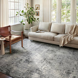 Loloi Austen Pebble / Charcoal Rug No.2 RUGS - synthetic Loloi 18" x 18"