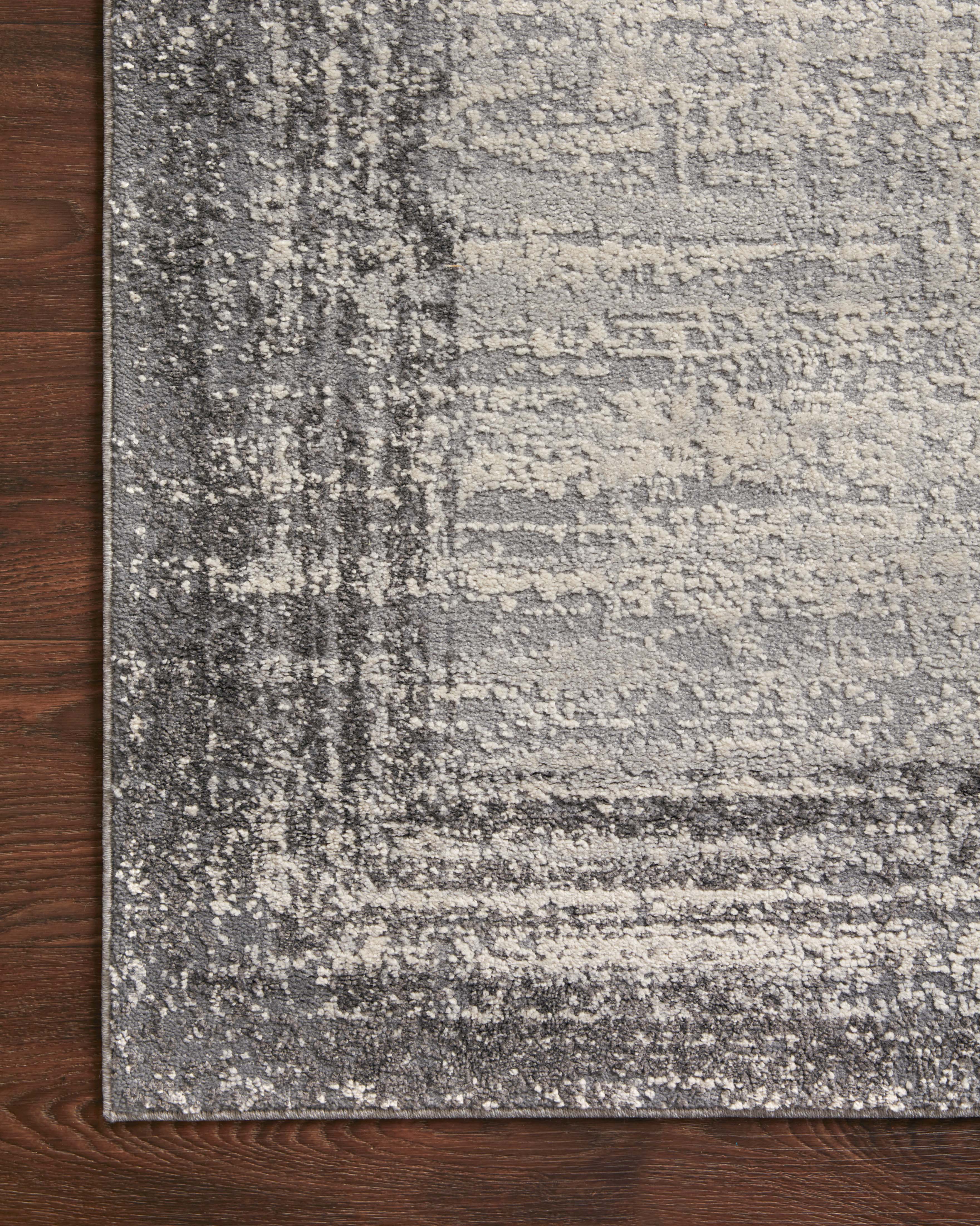 Loloi Austen Pebble / Charcoal Rug No.2 RUGS - synthetic Loloi