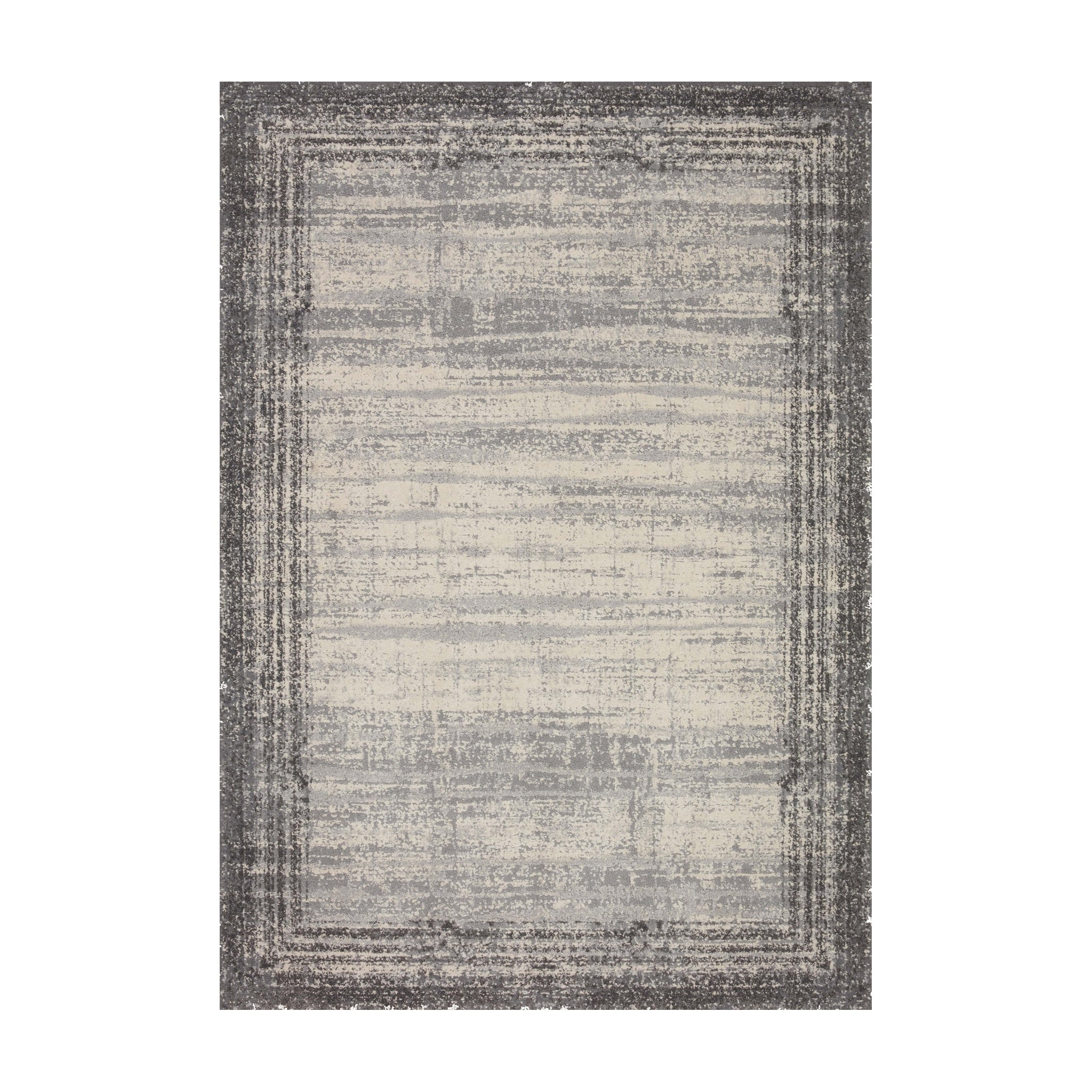 Loloi Austen Pebble / Charcoal Rug No.2, 18" x 18"