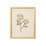 Loloi Rose Bud Embroidered Wall Art ARTWORK - framed art Loloi