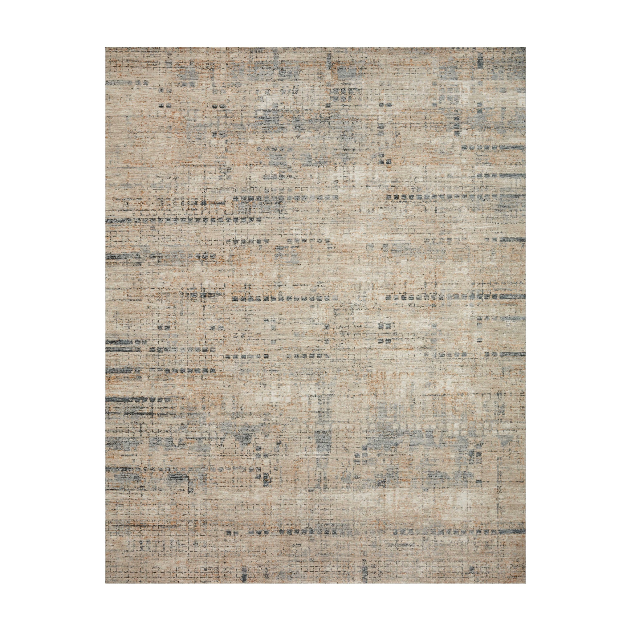 Loloi Axel Stone / Sky Rug, 18" x 18"