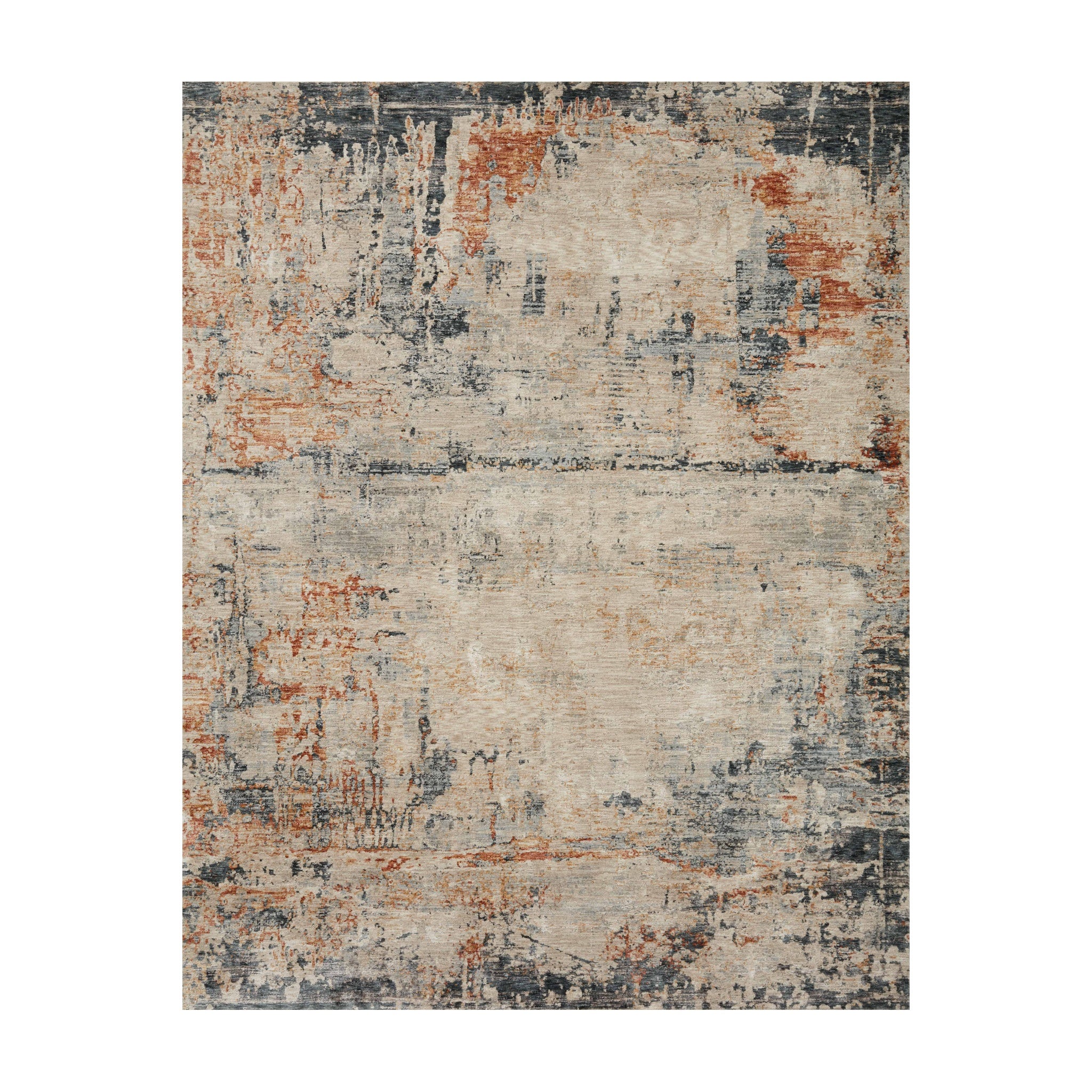 Loloi Axel Stone / Multi Rug, 18" x 18"