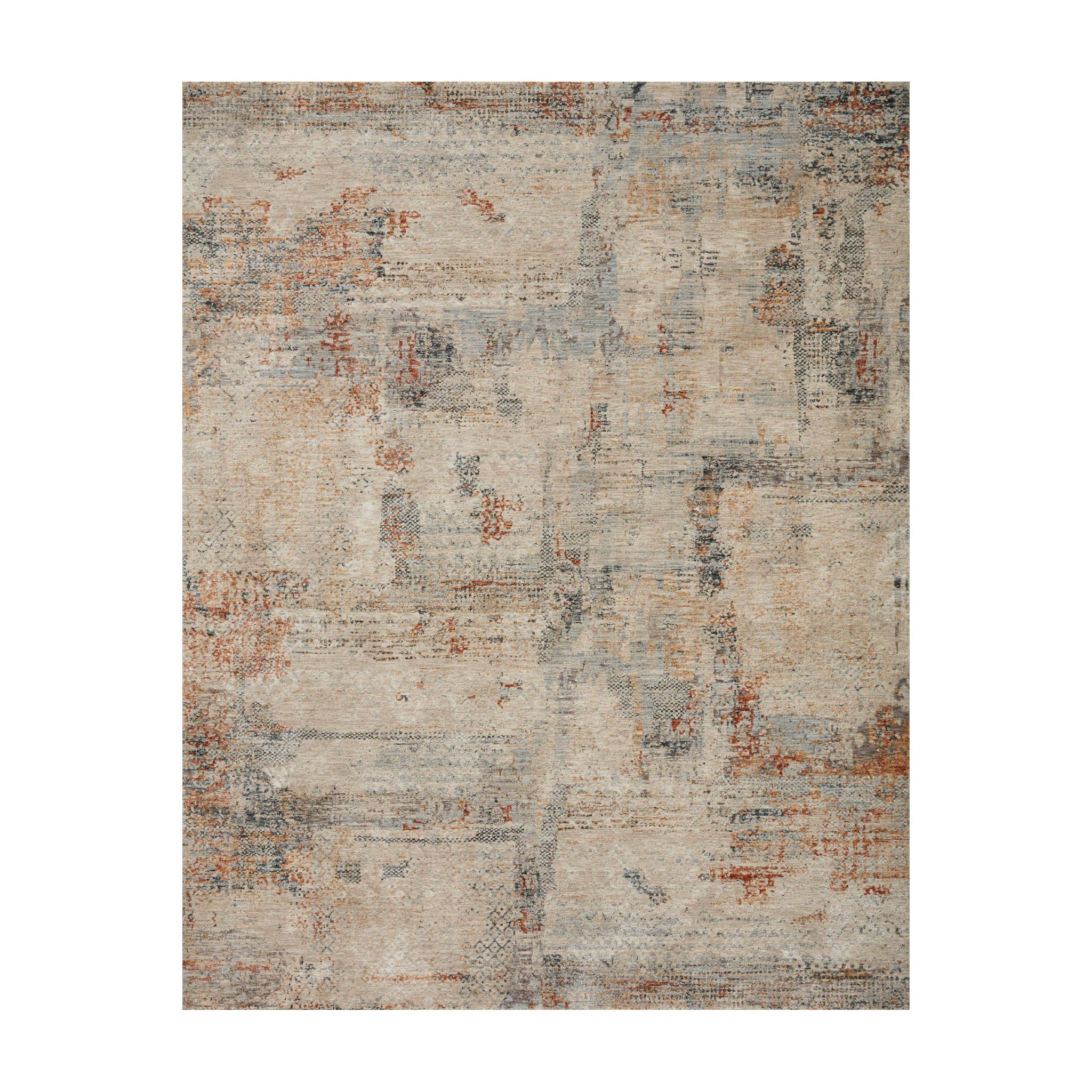 Loloi Axel Sand / Multi Rug, 18" x 18"
