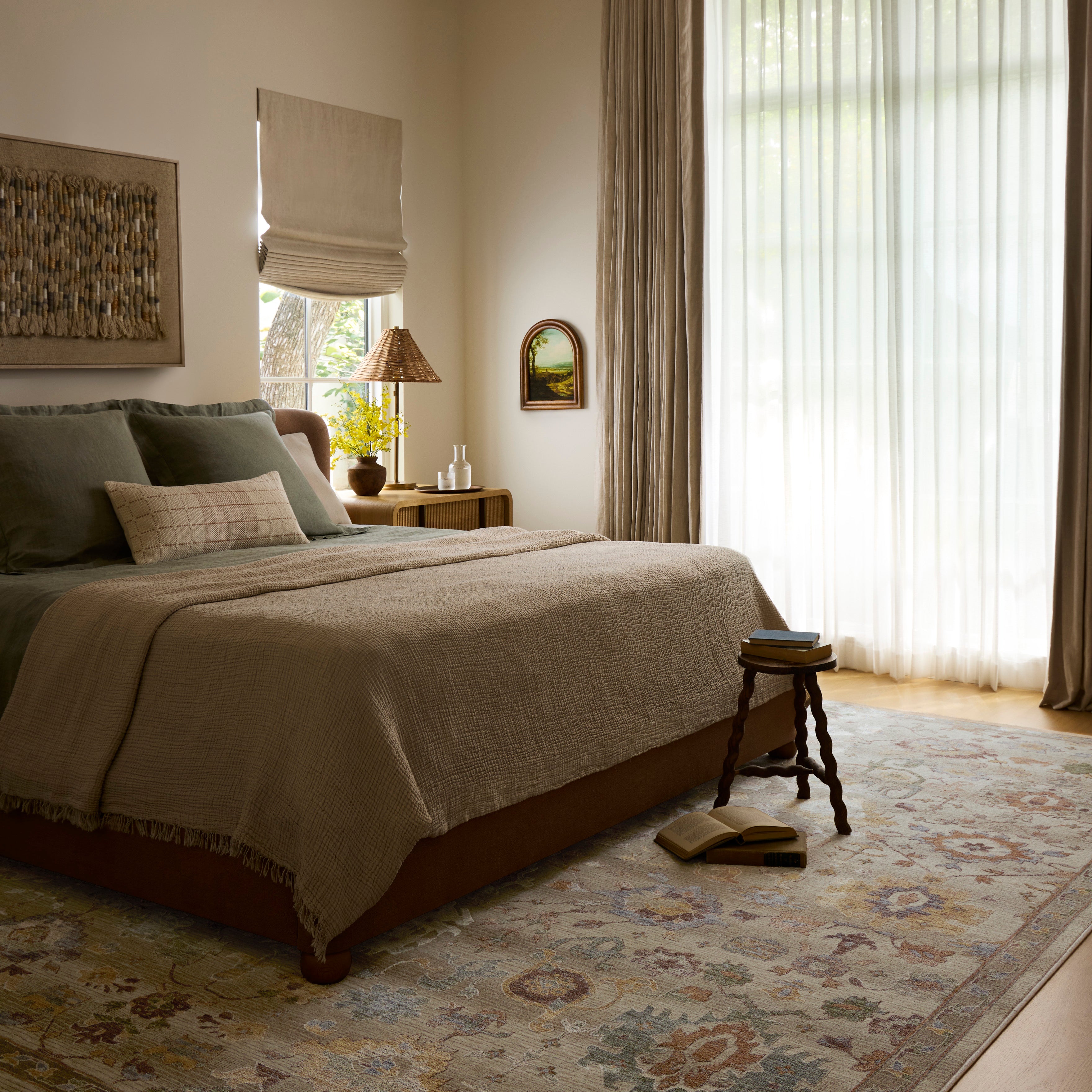 Loloi Aylin Fog / Plum Rug - Rug & Weave
