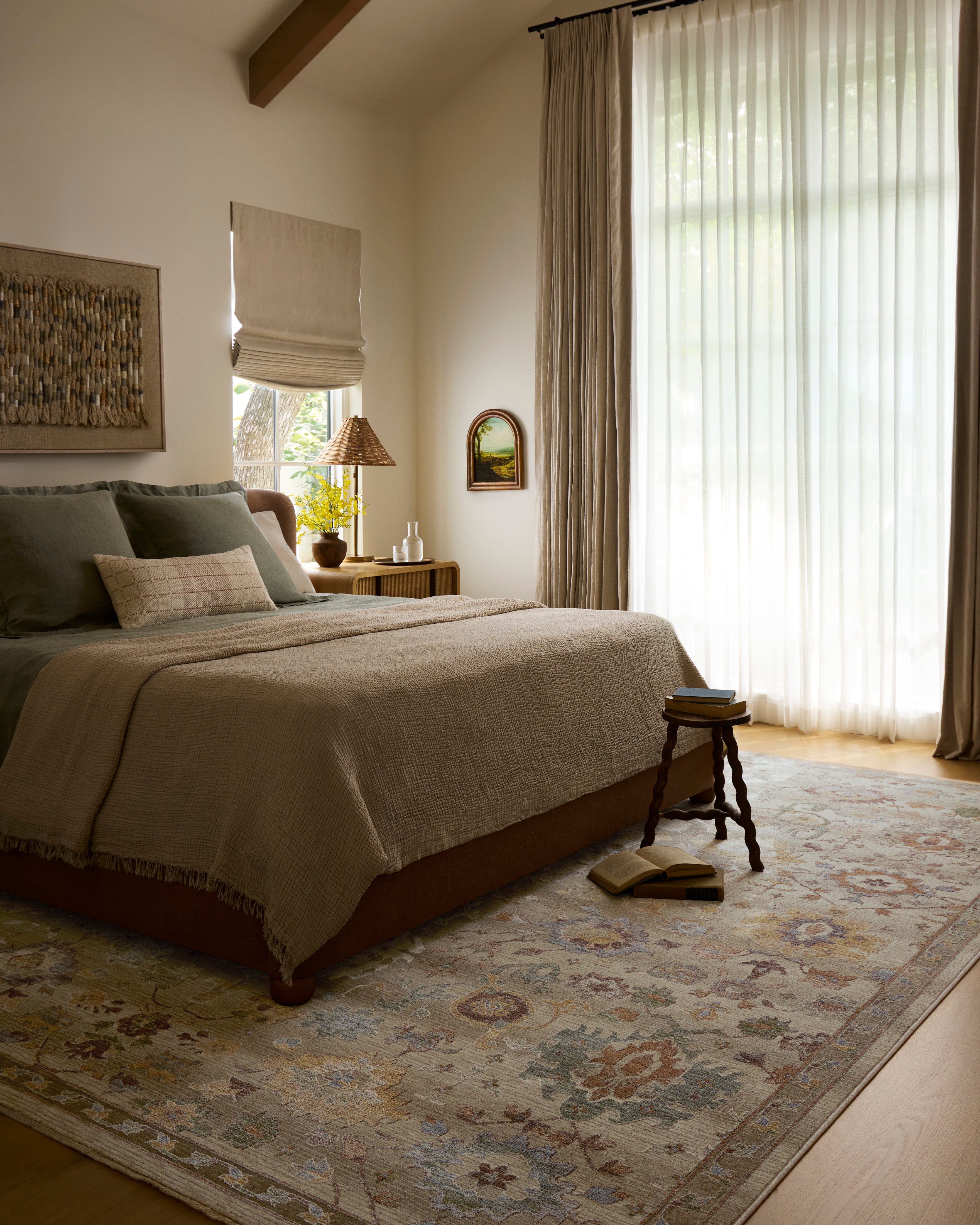Loloi Aylin Fog / Plum Rug - Rug & Weave