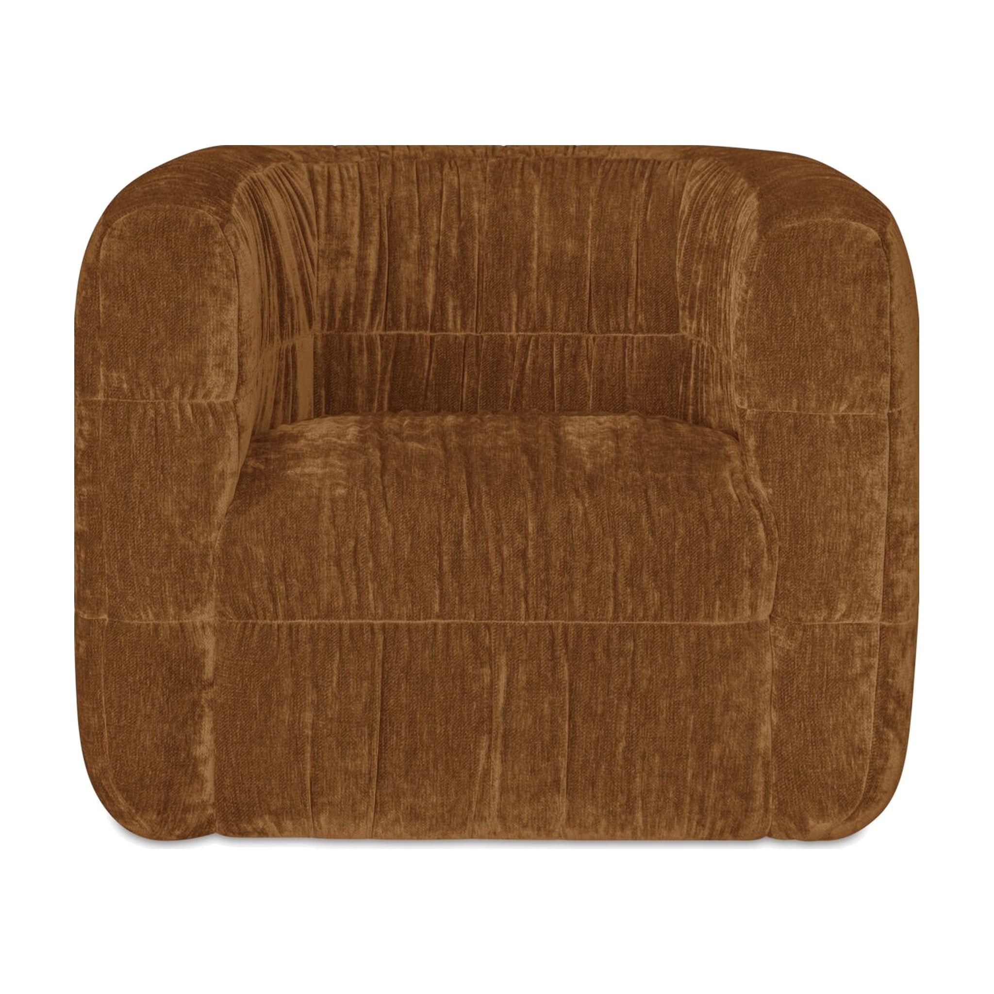 Robyn Swivel Chair FURNITURE - accent chair Moe's Furniture Toffee