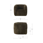 Robyn Swivel Chair FURNITURE - accent chair Moe's Furniture