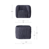 Robyn Swivel Chair FURNITURE - accent chair Moe's Furniture