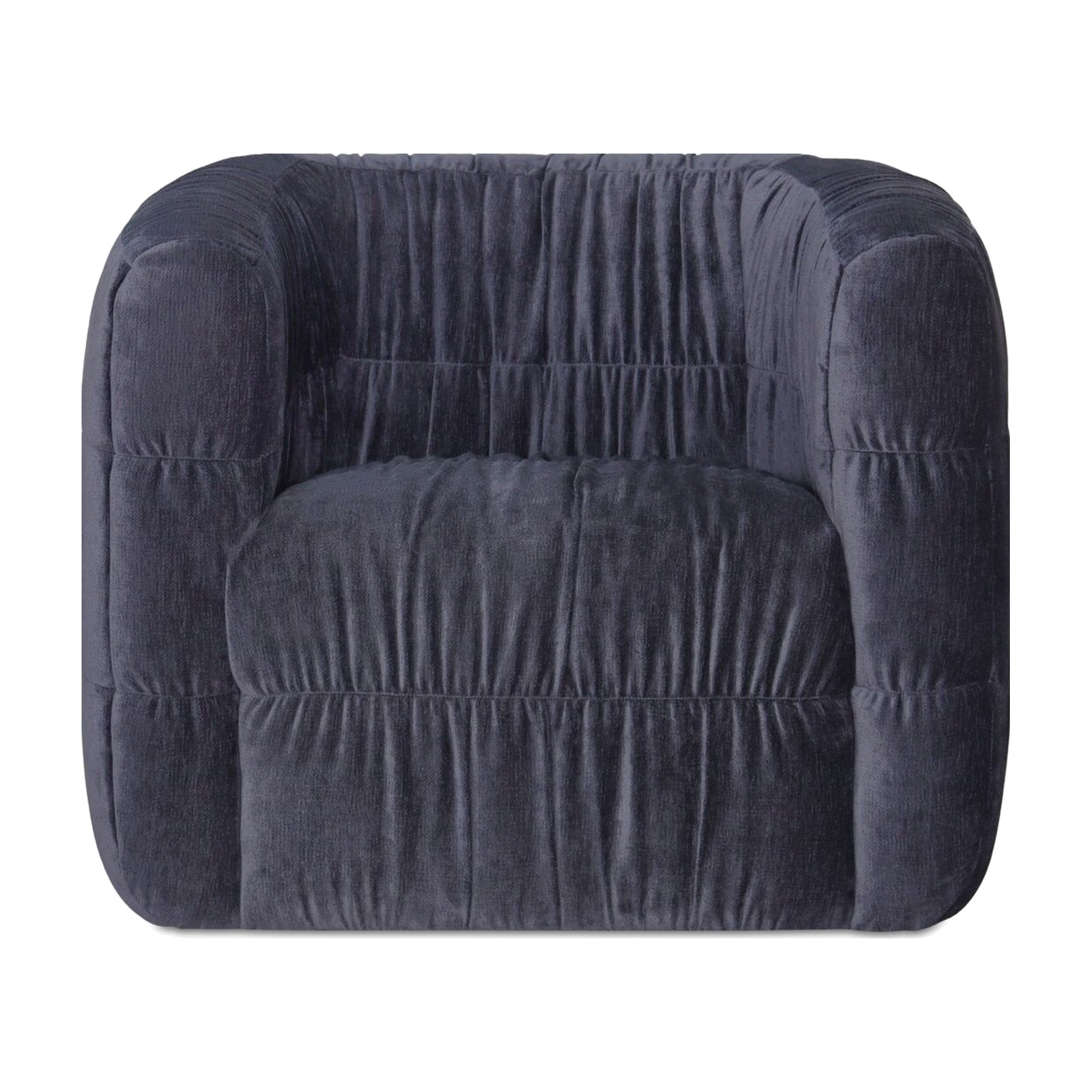 Robyn Swivel Chair FURNITURE - accent chair Moe's Furniture Blue