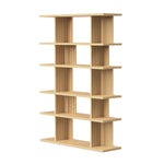 Albion 6-Tier Shelving Unit FURNITURE - shelving unit Gus Vintage Oak