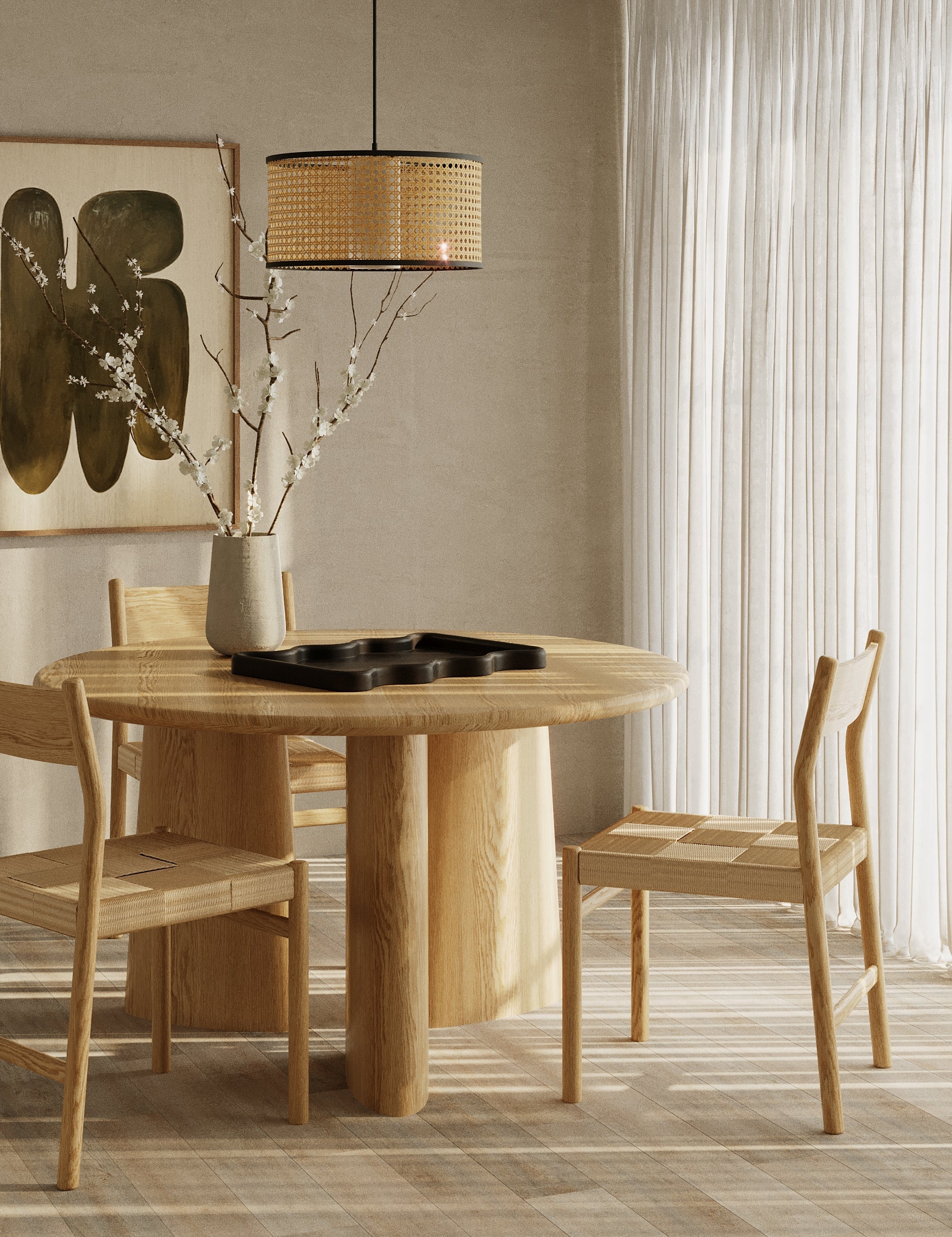 Ashen Dining Chair Set of 2 FURNITURE - dining chair Union Home