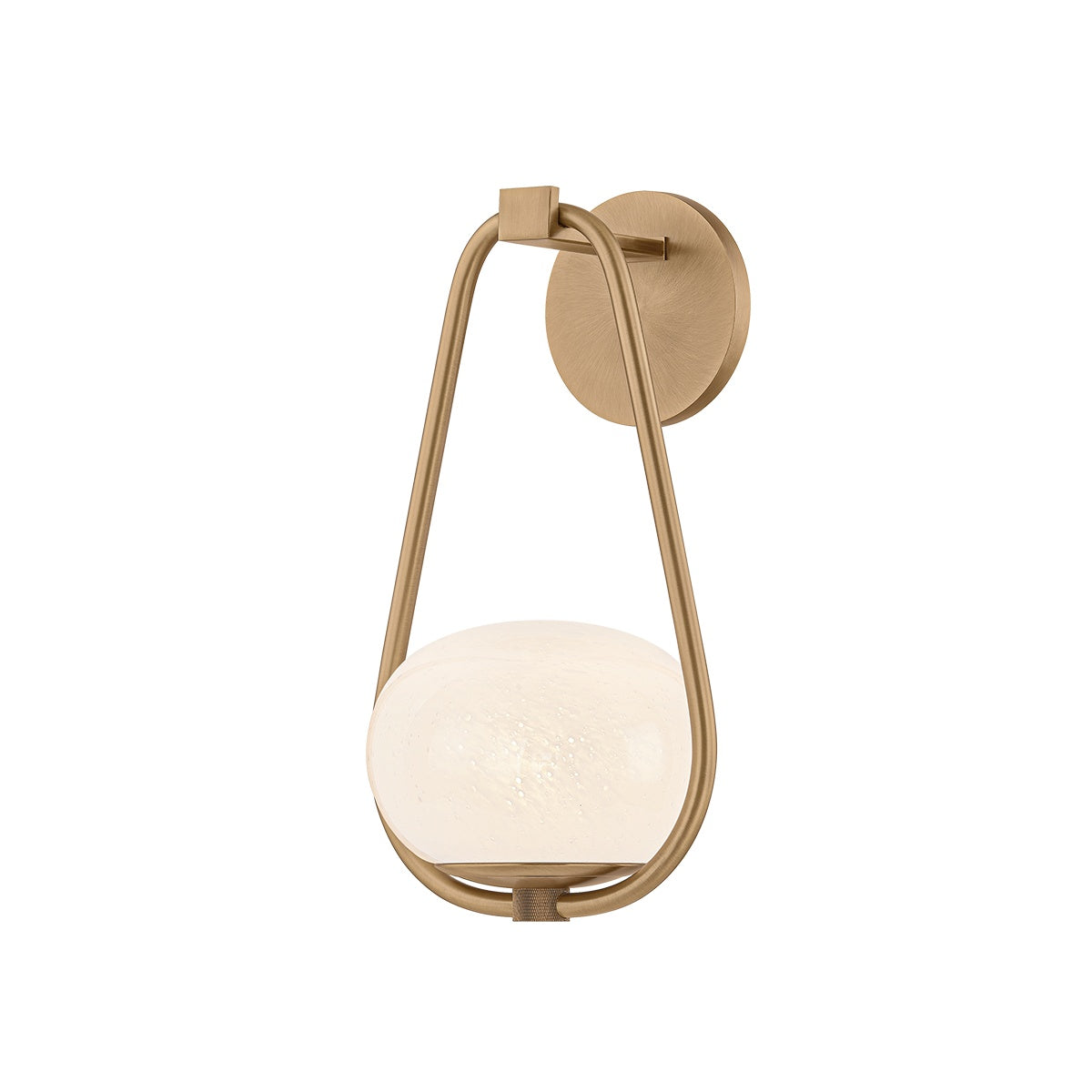 Decker Wall Sconce, Patina Brass