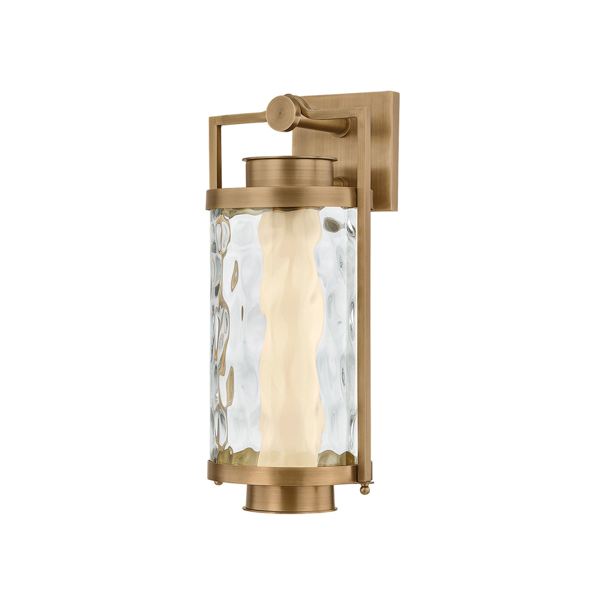 Haddock Wall Sconce, Patina Brass Small