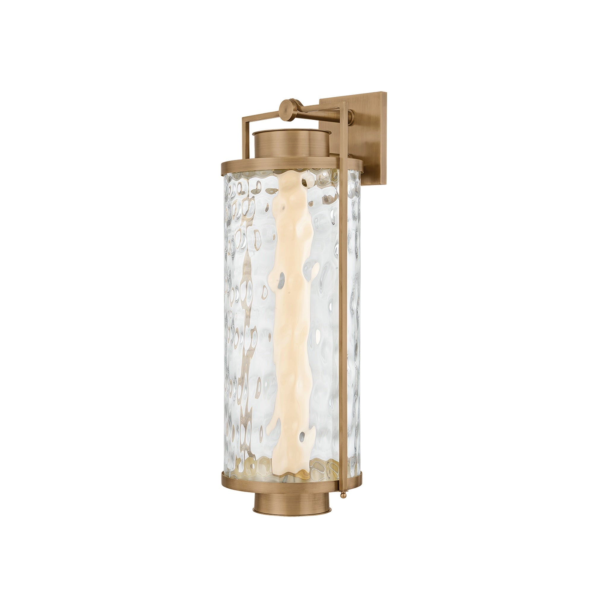 Haddock Wall Sconce LIGHTING - wall sconce Hudson Valley Lighting Patina Brass Large