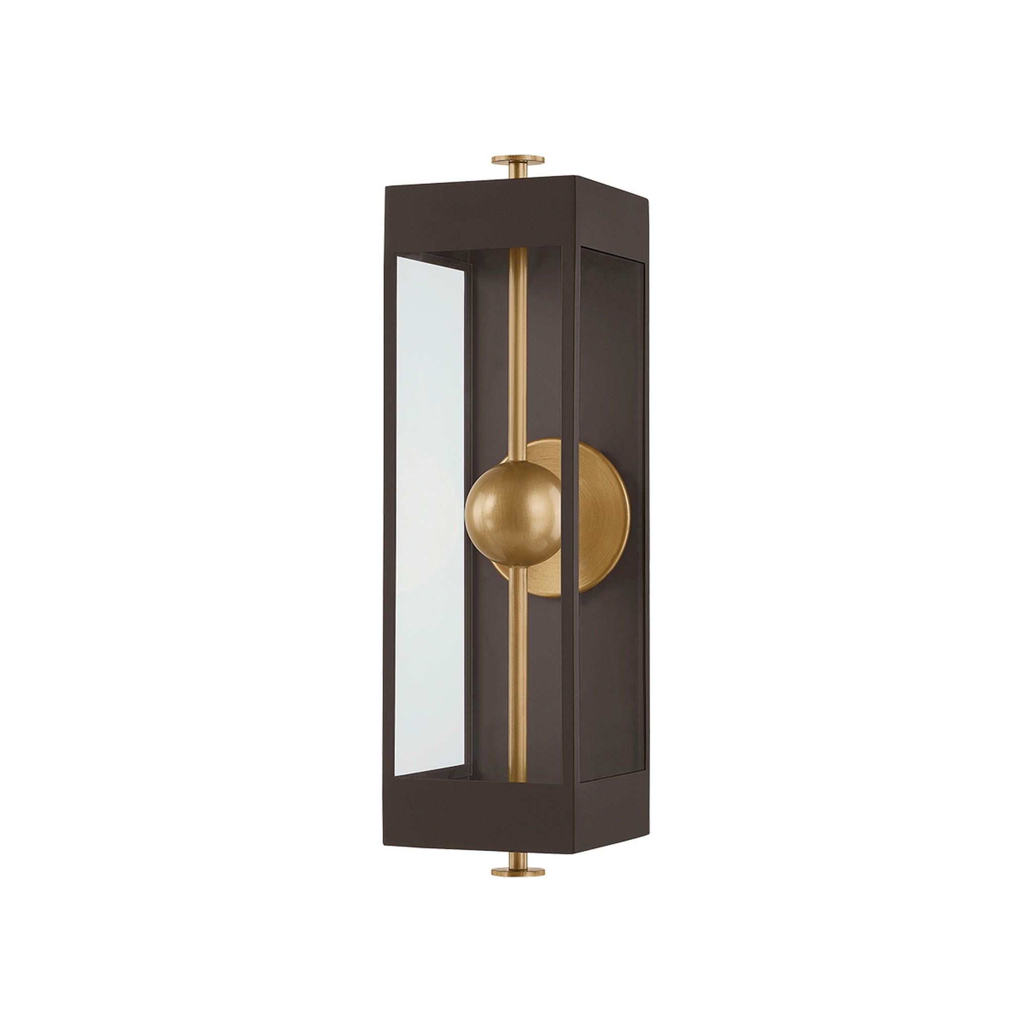 Garvey Wall Sconce, Textured Bronze Small