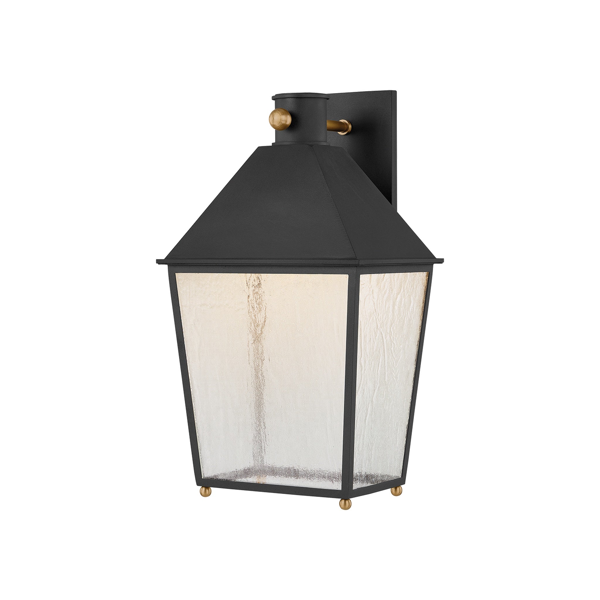 Gladden Wall Sconce, Texture Black Large