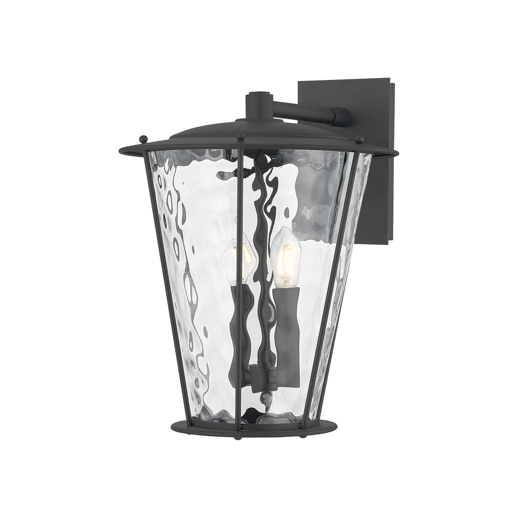 Jantzen Wall Sconce, Texture Black Small