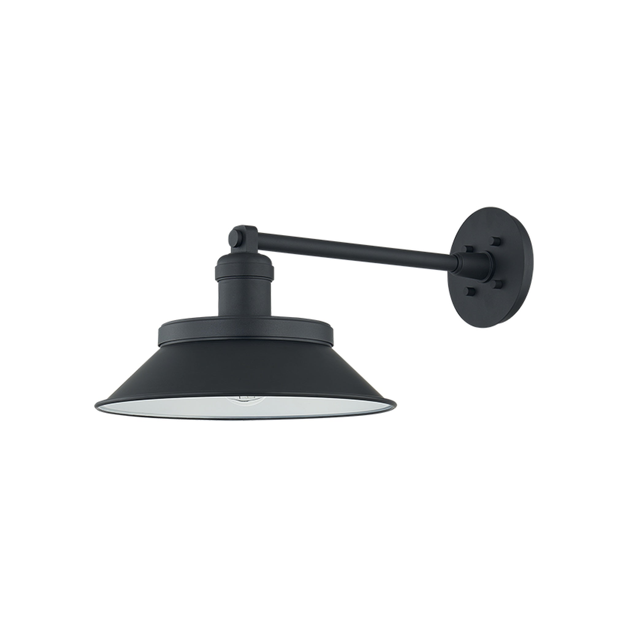 Kaspars Wall Sconce, Texture Black Small