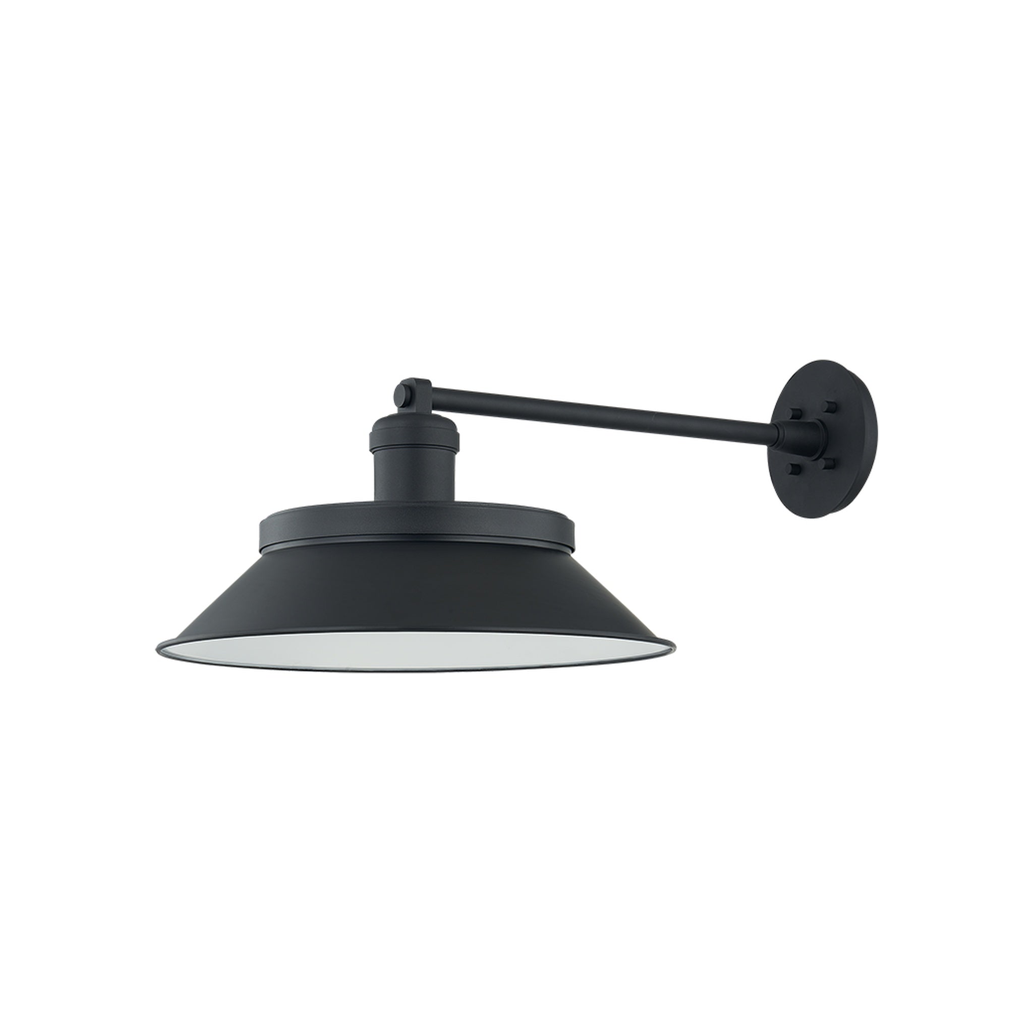 Kaspars Wall Sconce, Texture Black Large