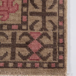 Benara Pink Hand Knotted Rug RUGS - wool Momeni