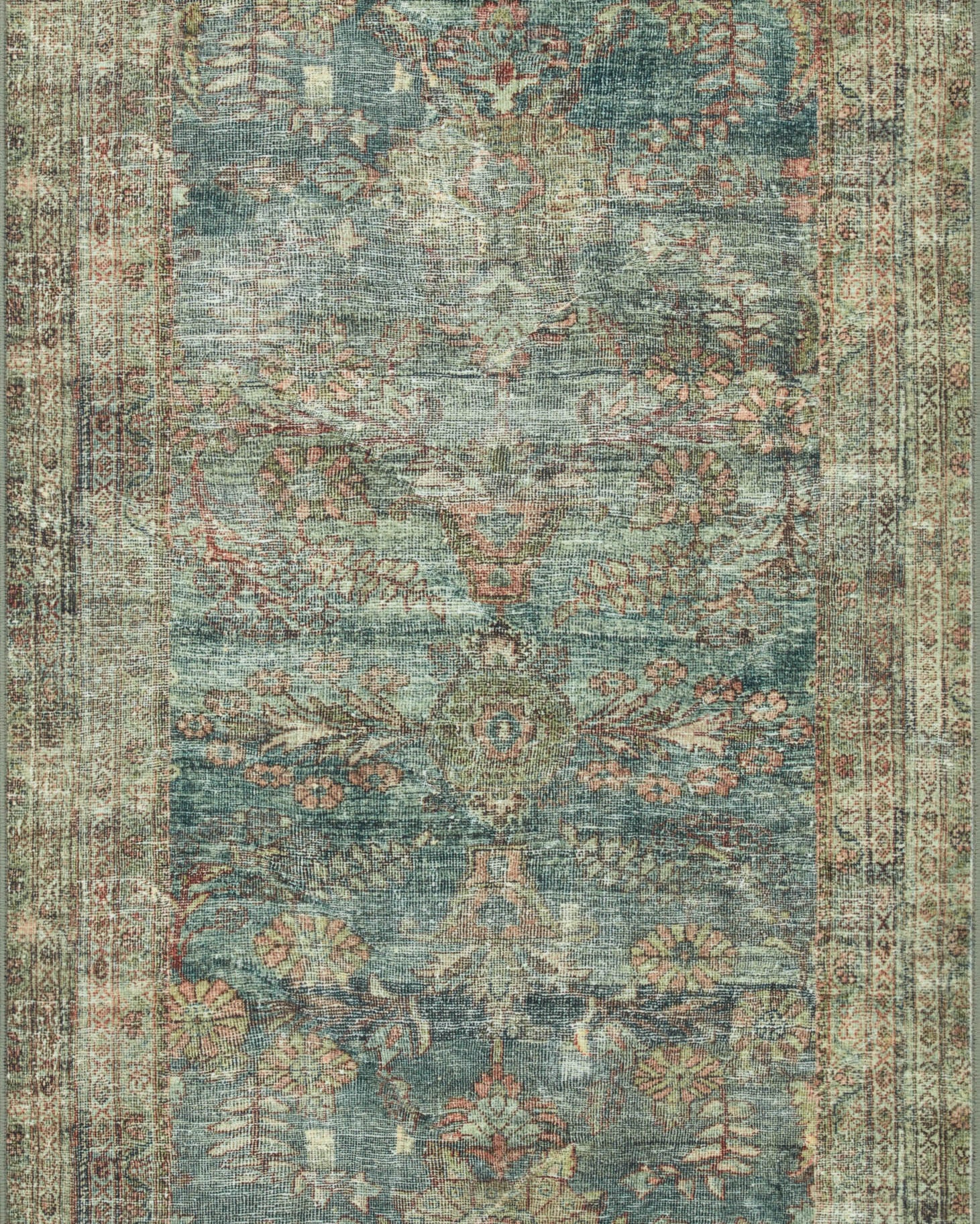 Magnolia Home by Joanna Gaines x Loloi Banks Ocean / Spice Rug 1 - RUGS - patterned Loloi