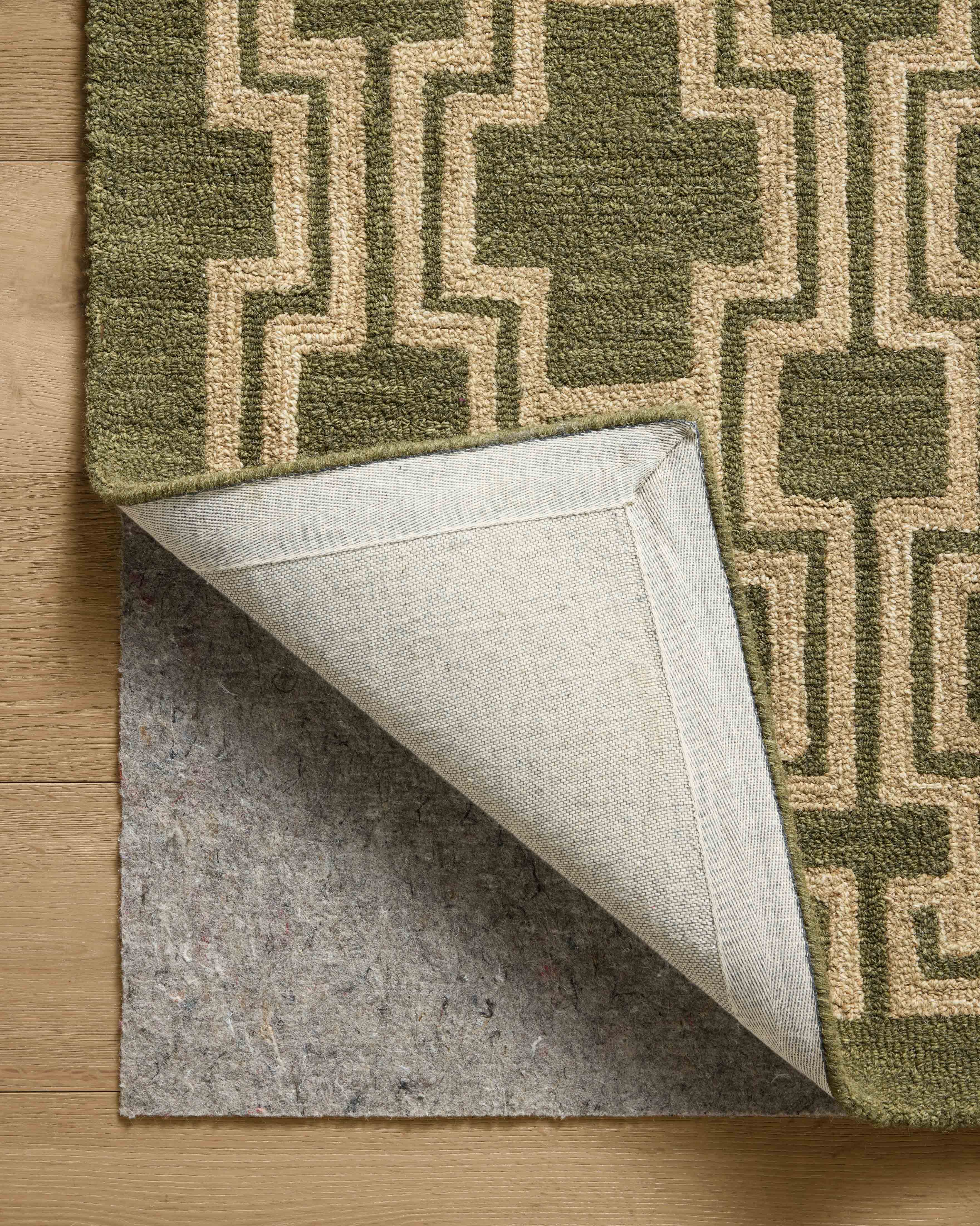 Jeremiah Brent x Loloi Barrow Moss / Beige Rug RUGS-geometric Loloi