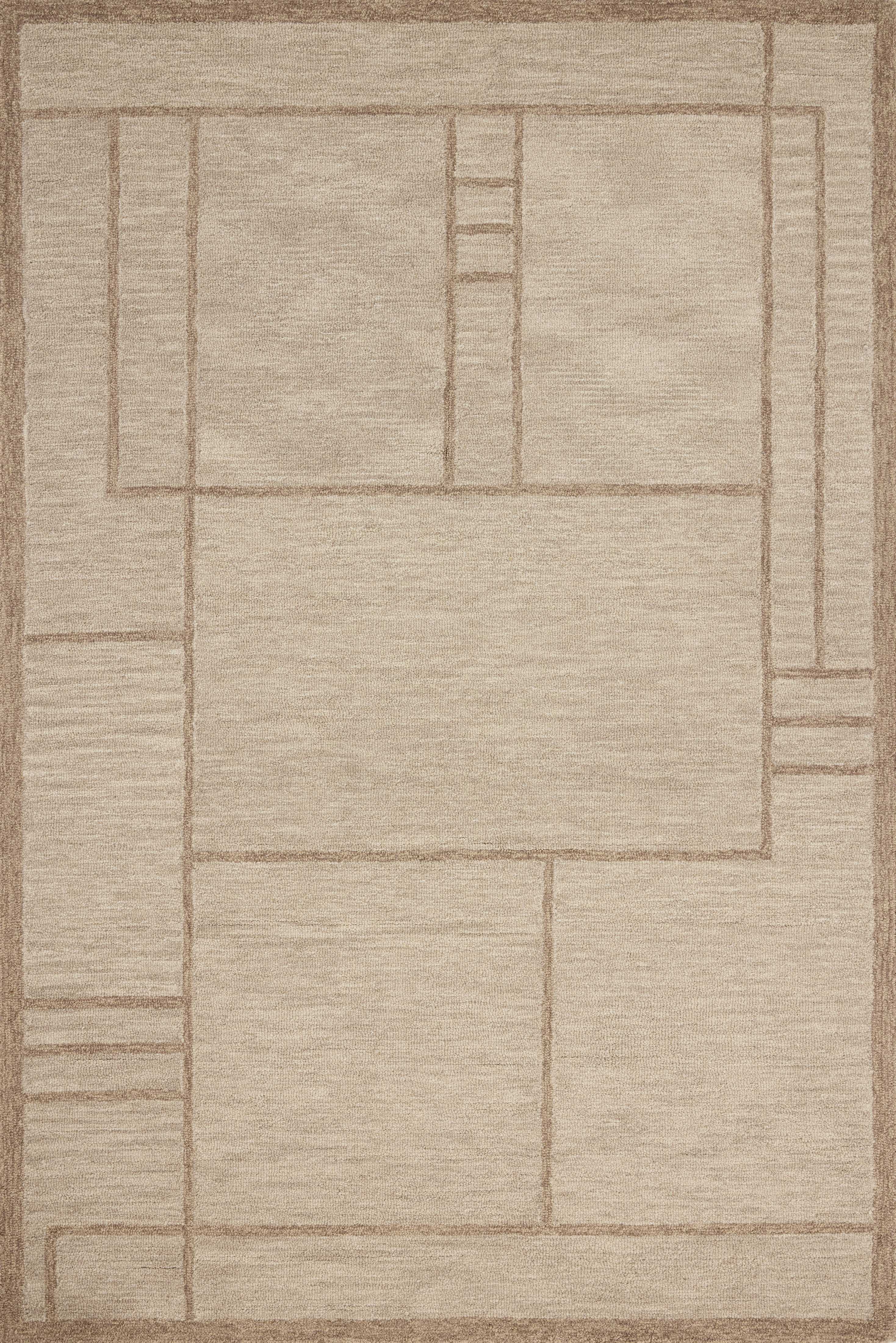 Jeremiah Brent x Loloi Barrow Beige / Taupe Rug RUGS-geometric Loloi