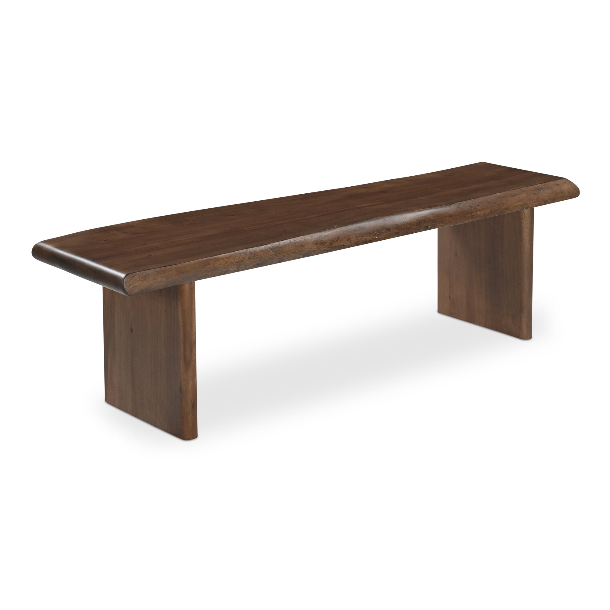 Liora Dining Bench Large Brown Furniture - Dining Benches Moe's Furniture