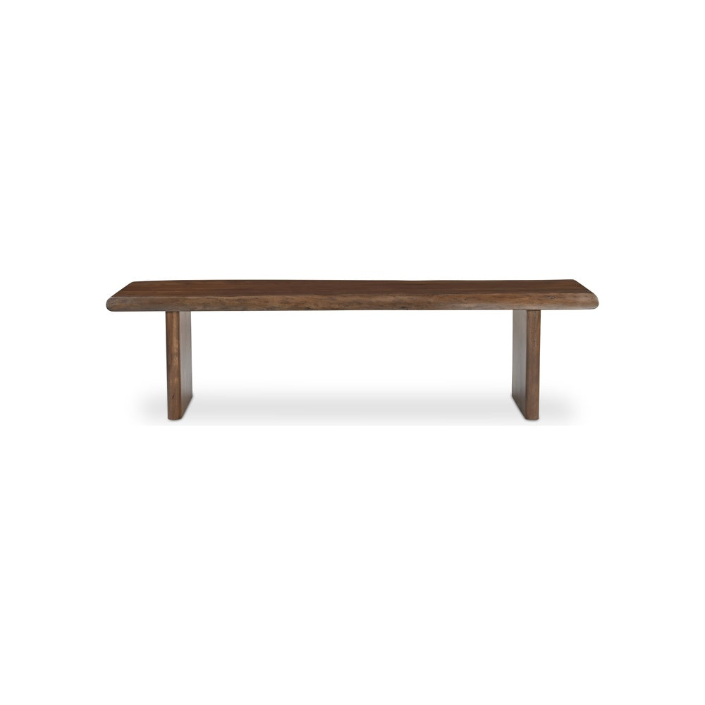 Liora Dining Bench Small Brown Furniture - Dining Benches Moe's Furniture