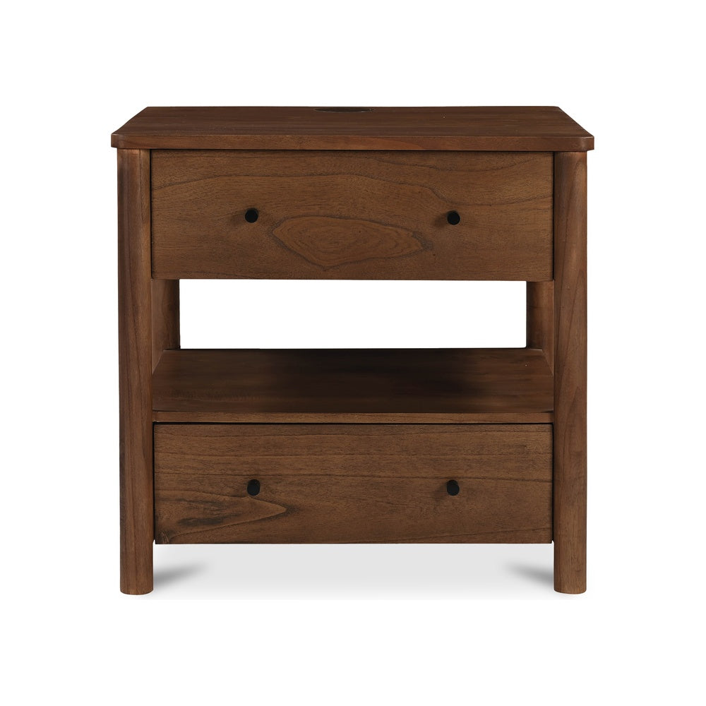 Lorelai Charging Nightstand Furniture - Nightstands Moe's Furniture