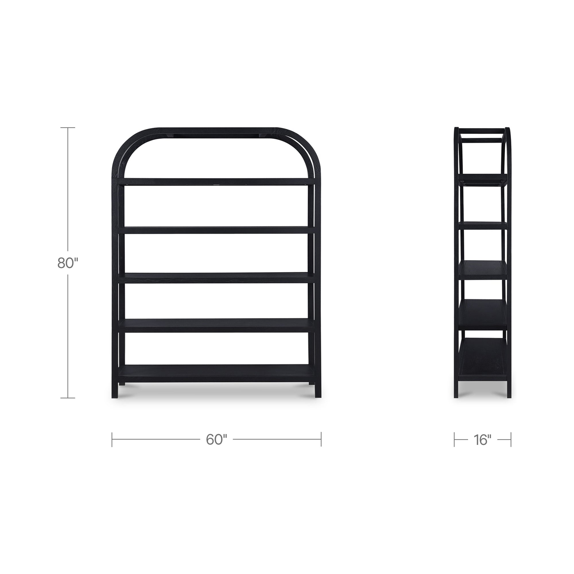 Row Large Bookcase FURNITURE - bookshelve Moe's Furniture