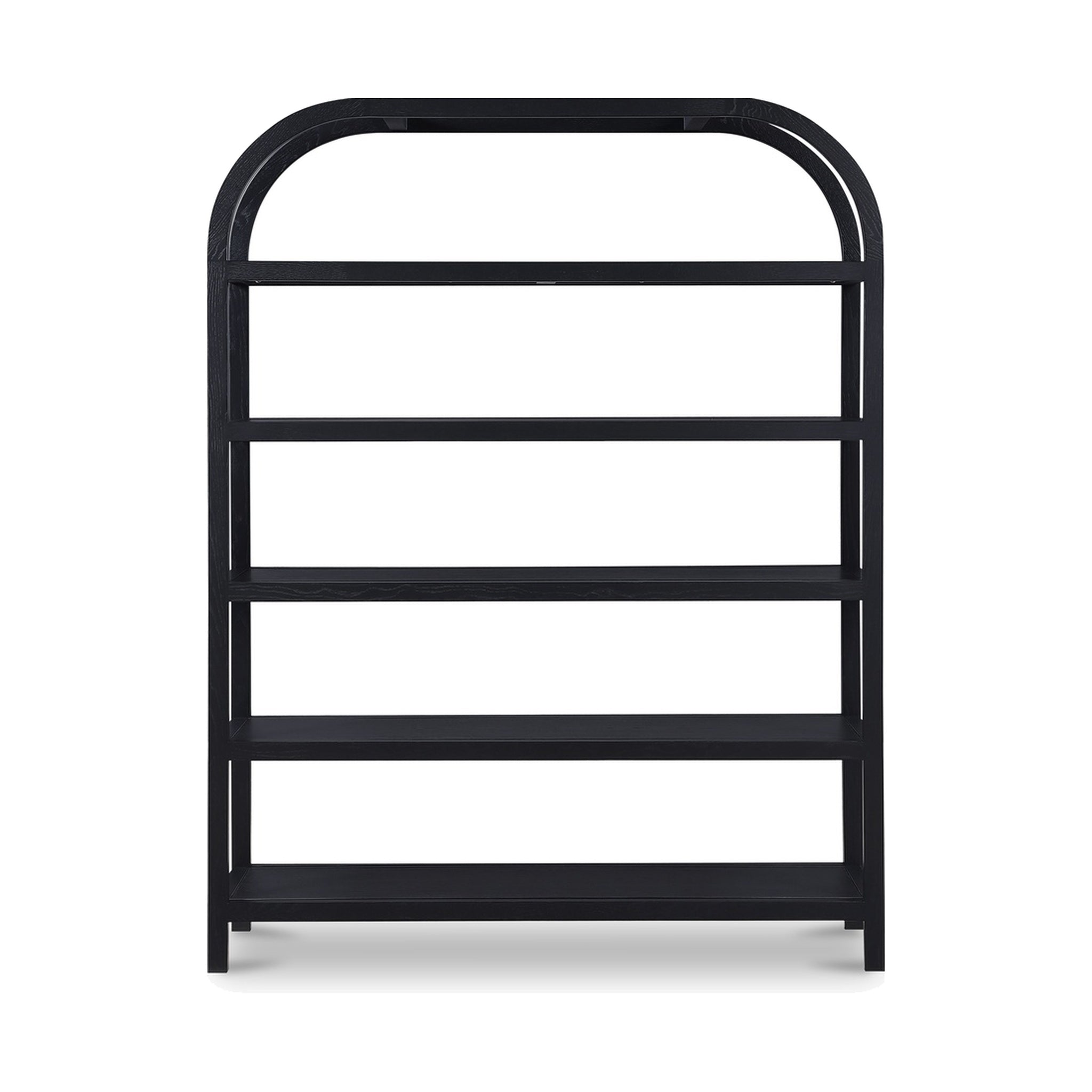 Row Large Bookcase FURNITURE - bookshelve Moe's Furniture Black