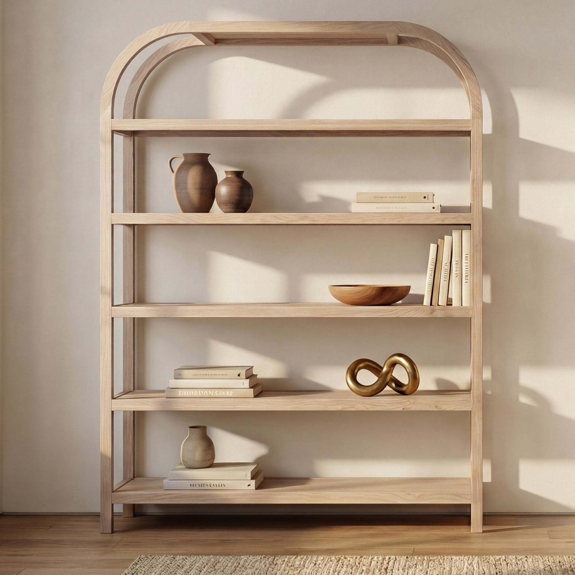 Row Large Bookcase FURNITURE - bookshelve Moe's Furniture