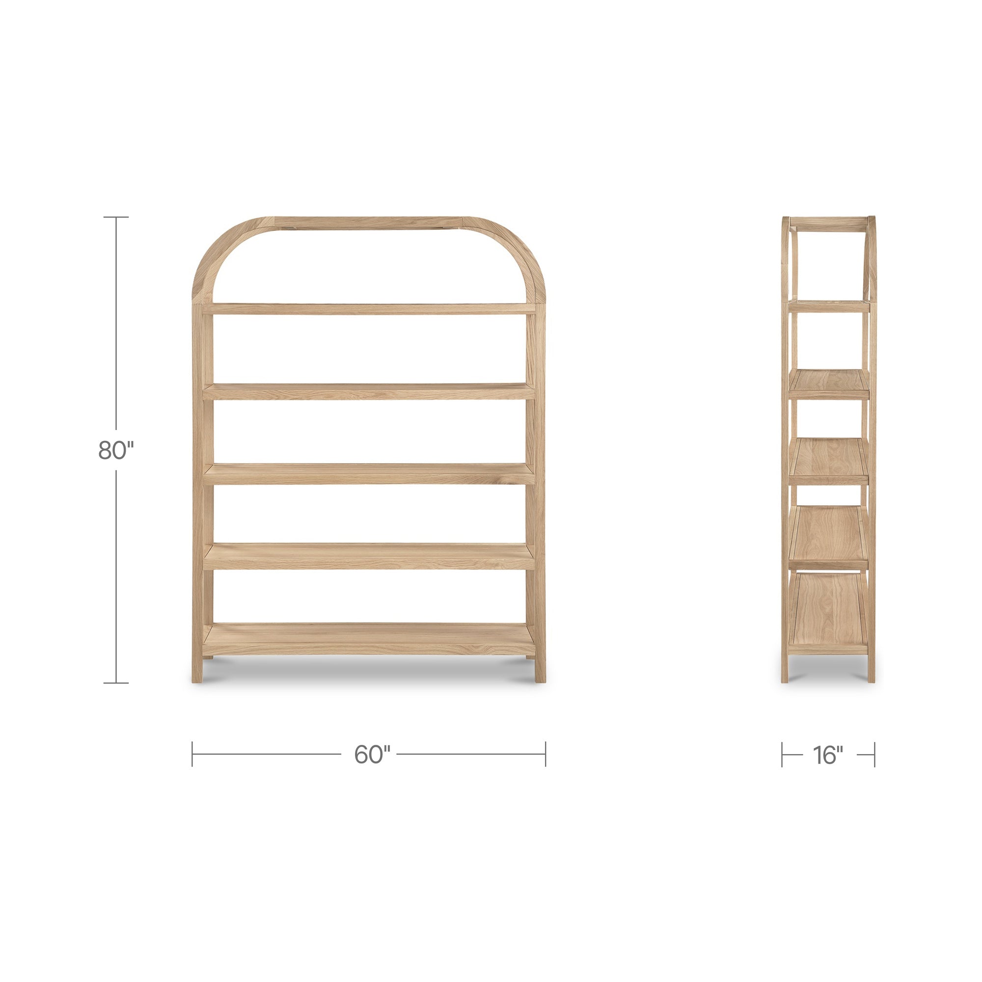 Row Large Bookcase FURNITURE - bookshelve Moe's Furniture