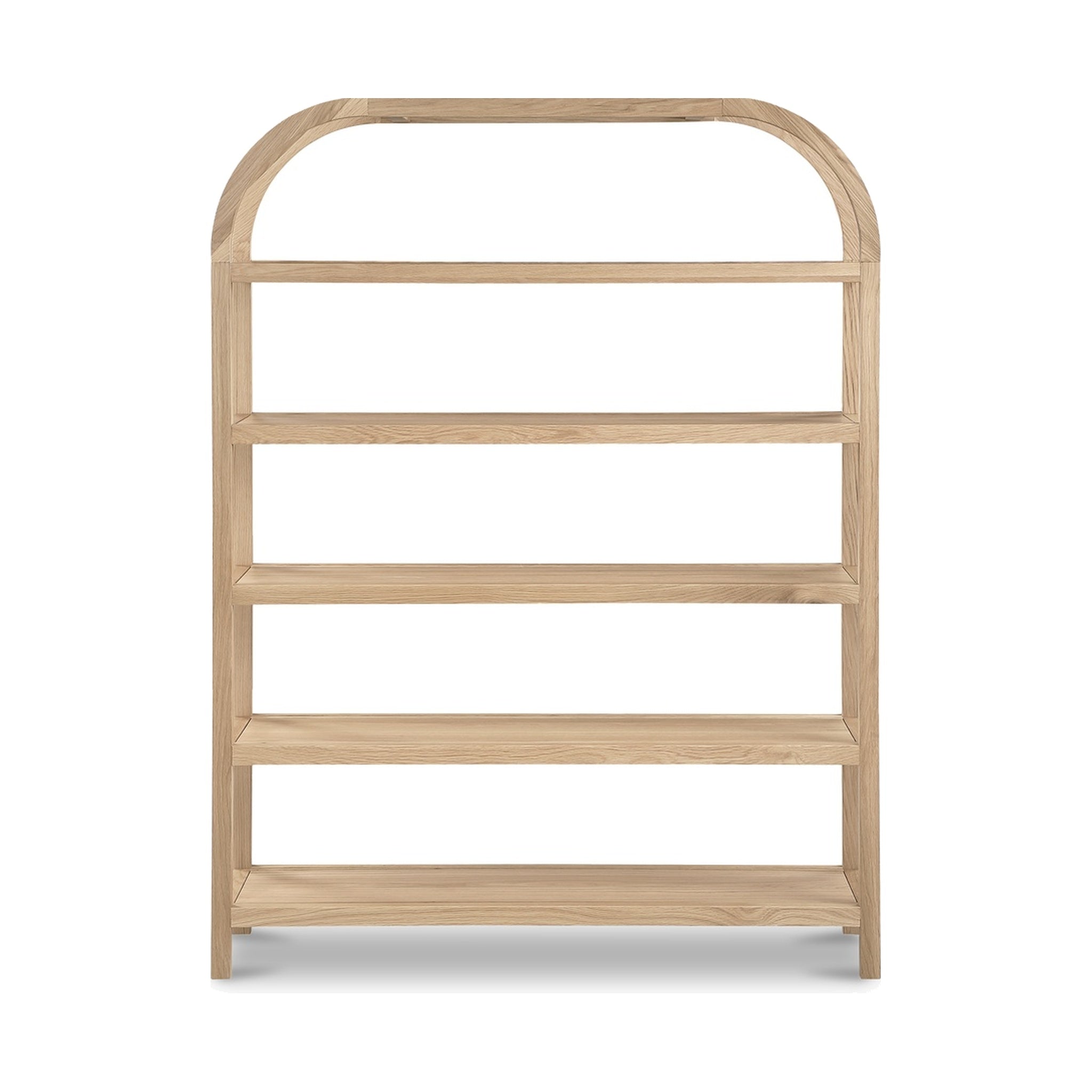 Row Large Bookcase FURNITURE - bookshelve Moe's Furniture Natural