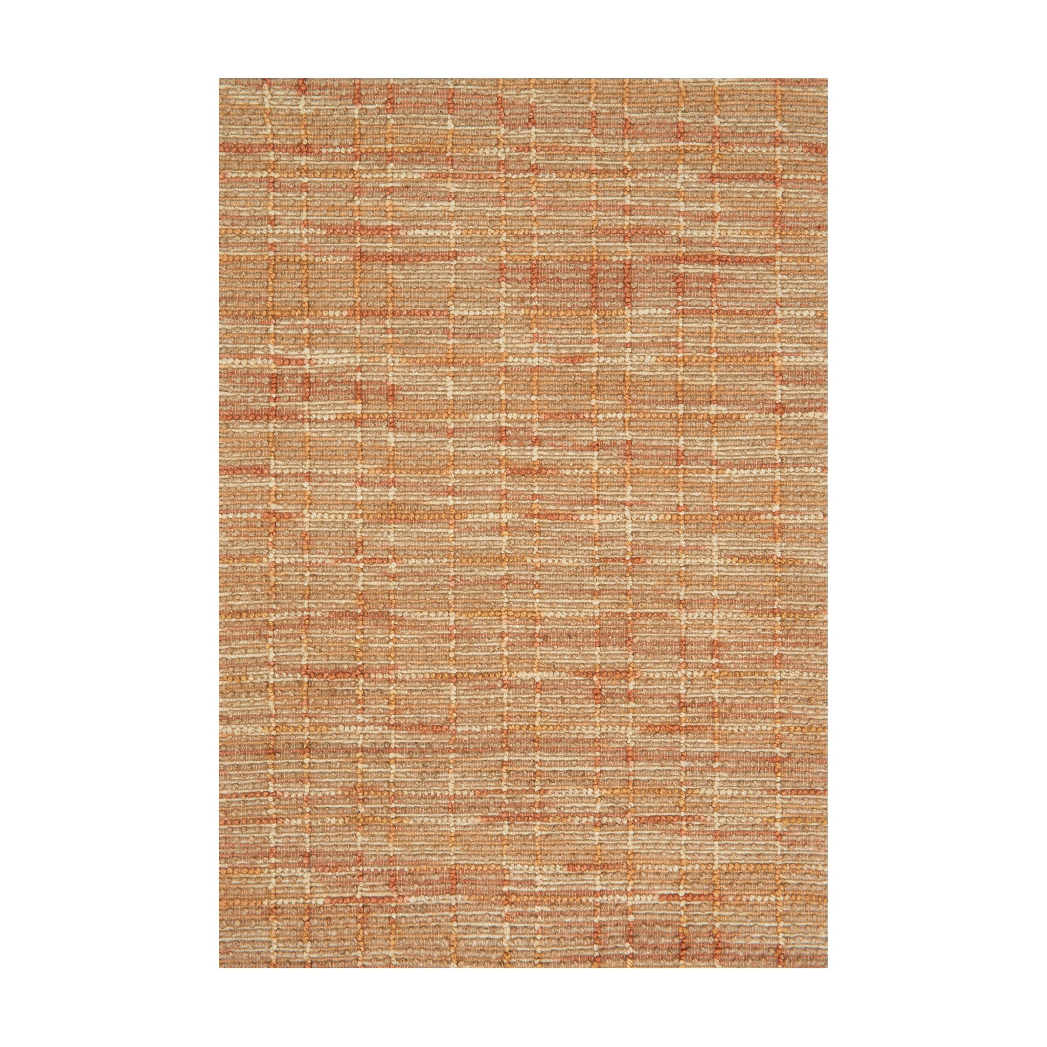 Loloi Beacon Tangerine Rug, 18" x 18"