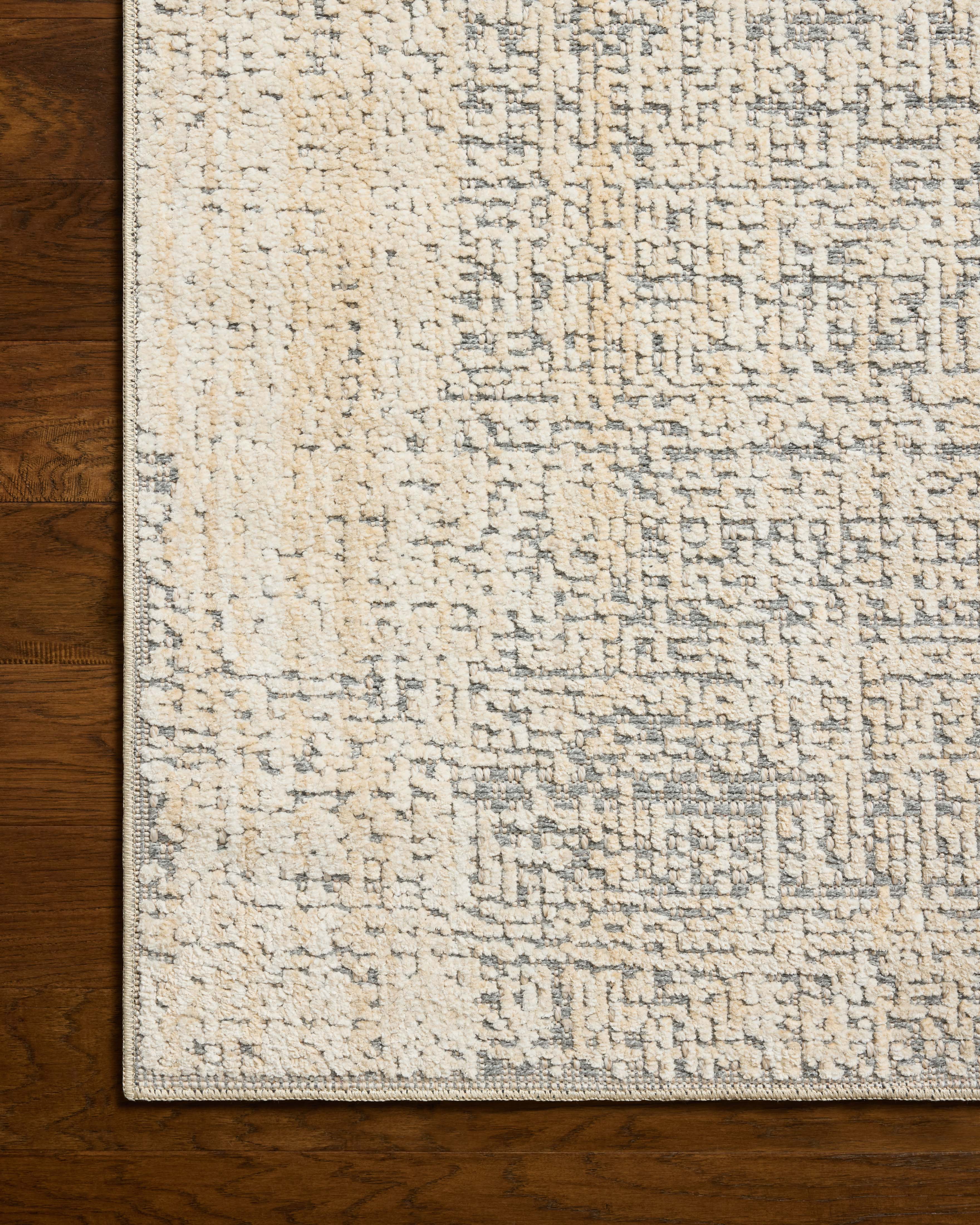 Amber Lewis x Loloi Bexley Natural / Slate Rug RUGS - synthetic Loloi