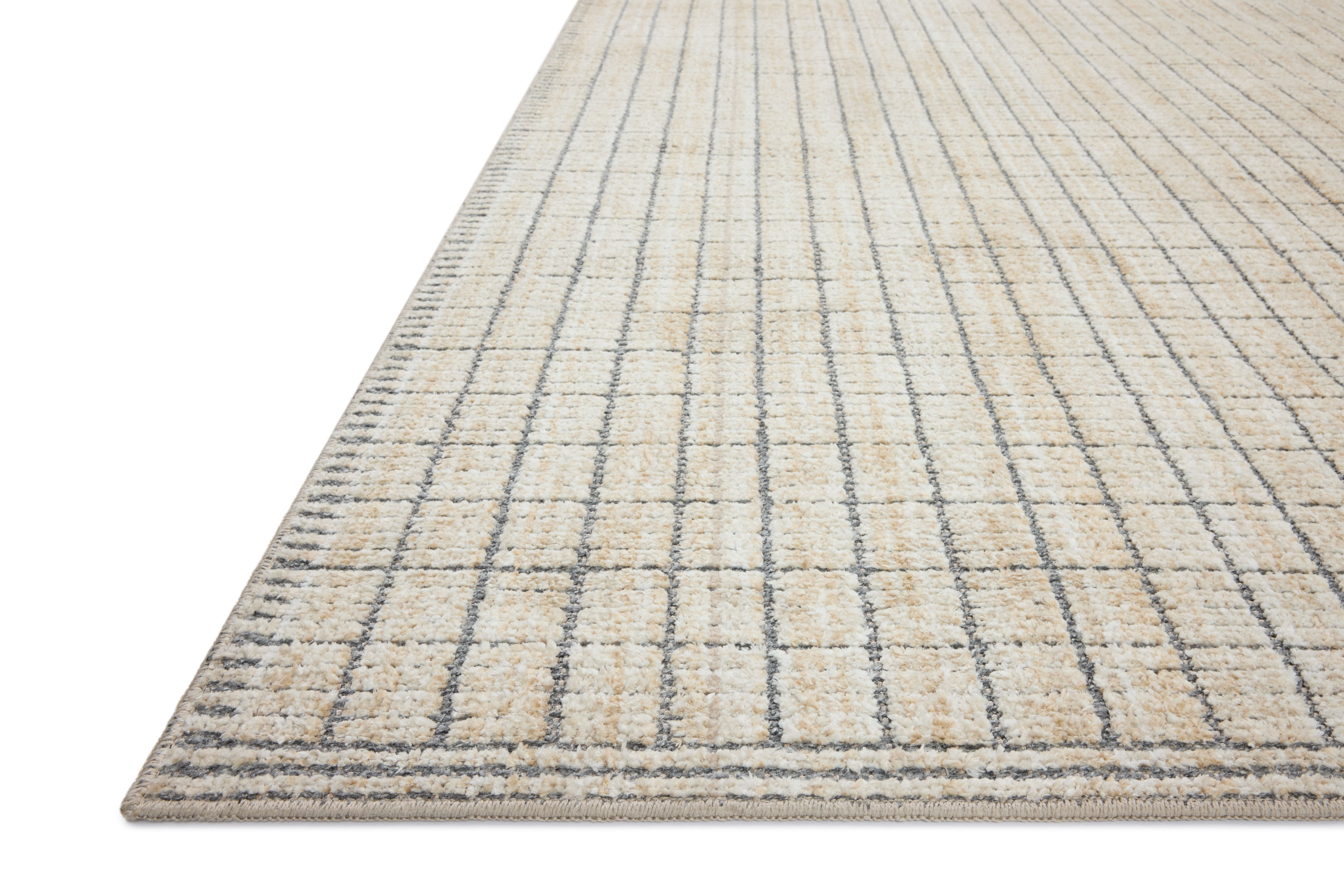 OVERSTOCK - Amber Lewis x Loloi Bexley Slate / Natural Rug - 7'10" x 10' IN STORE - Sale Rugs Loloi
